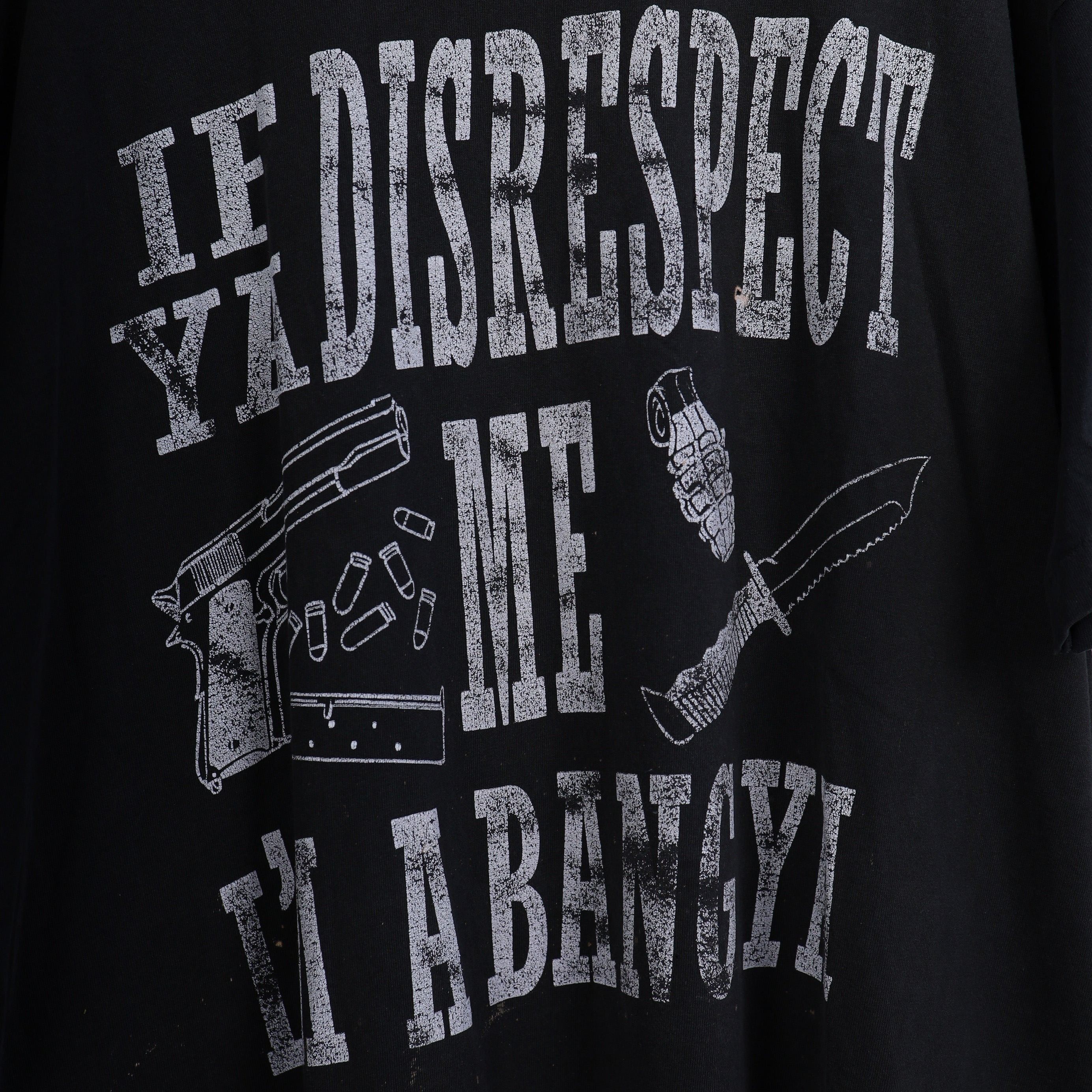 Vintage If Ya Disrespect Vintage Tee Size US XXL / EU 58 / 5 - 3 Thumbnail