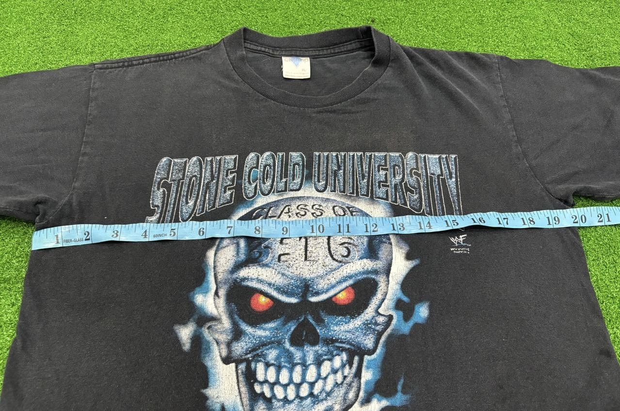 Vintage × WCW/nWo × WWE Vintage 90 WWE WWF Stone Cold Steve Austin Wrestling Size US XL / EU 56 / 4 - 7 Thumbnail