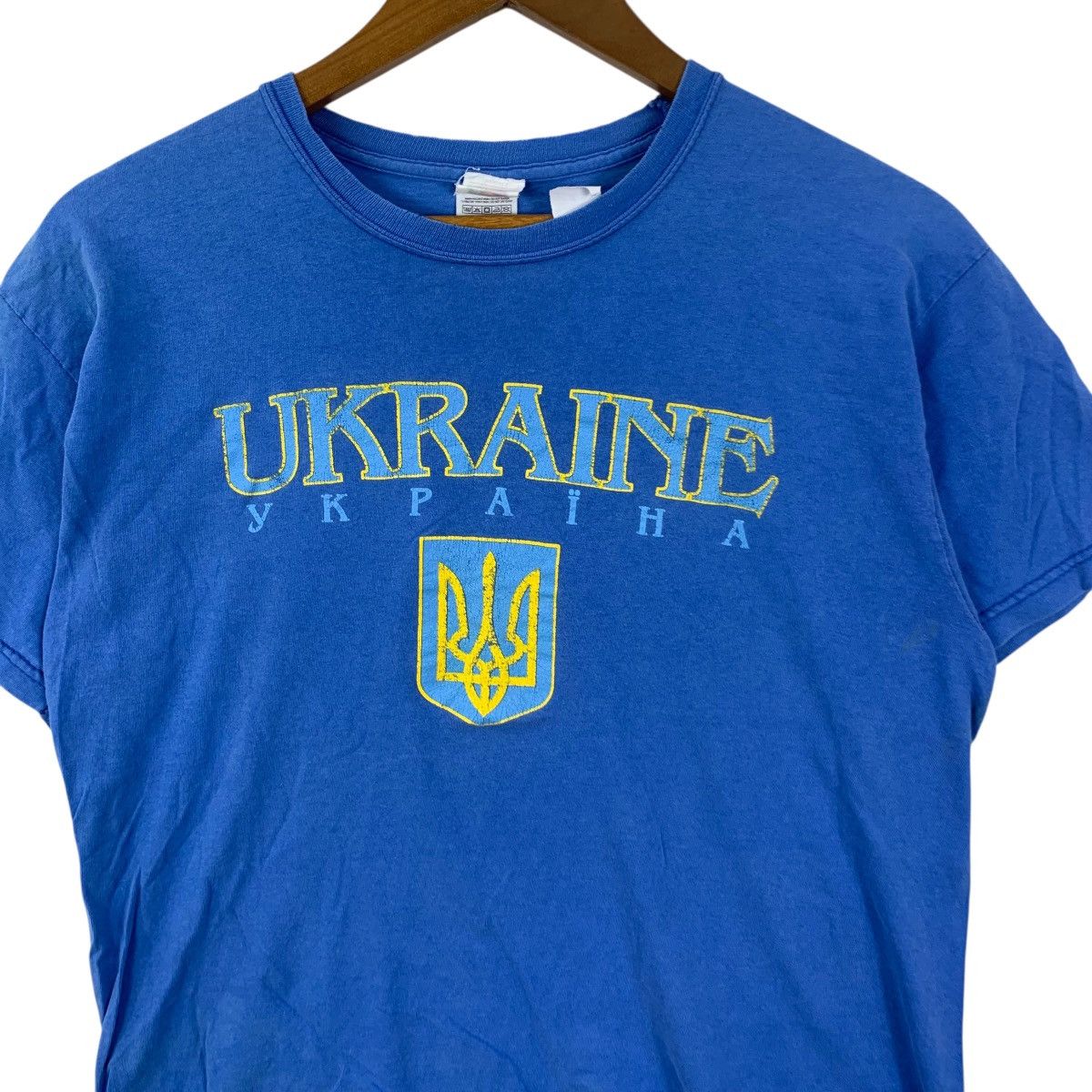 Vintage Vintage UKRAINE YKPAIHA SOLIDARITY World Peace Tee Shirt Top Size M / US 6-8 / IT 42-44 - 6 Thumbnail