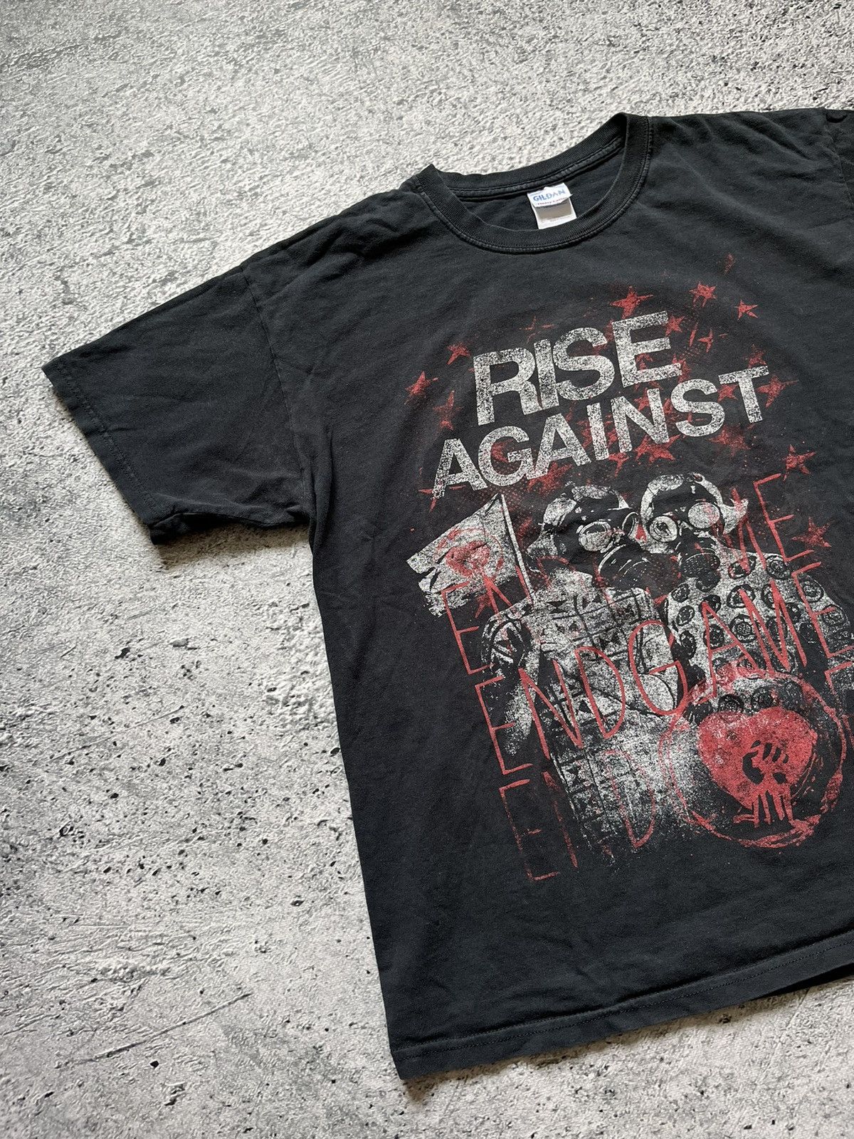 Band Tees × Vintage Rise Against Fall 2011 Europe Tour Vintage T-Shirt M Size Size US L / EU 52-54 / 3 - 3 Thumbnail