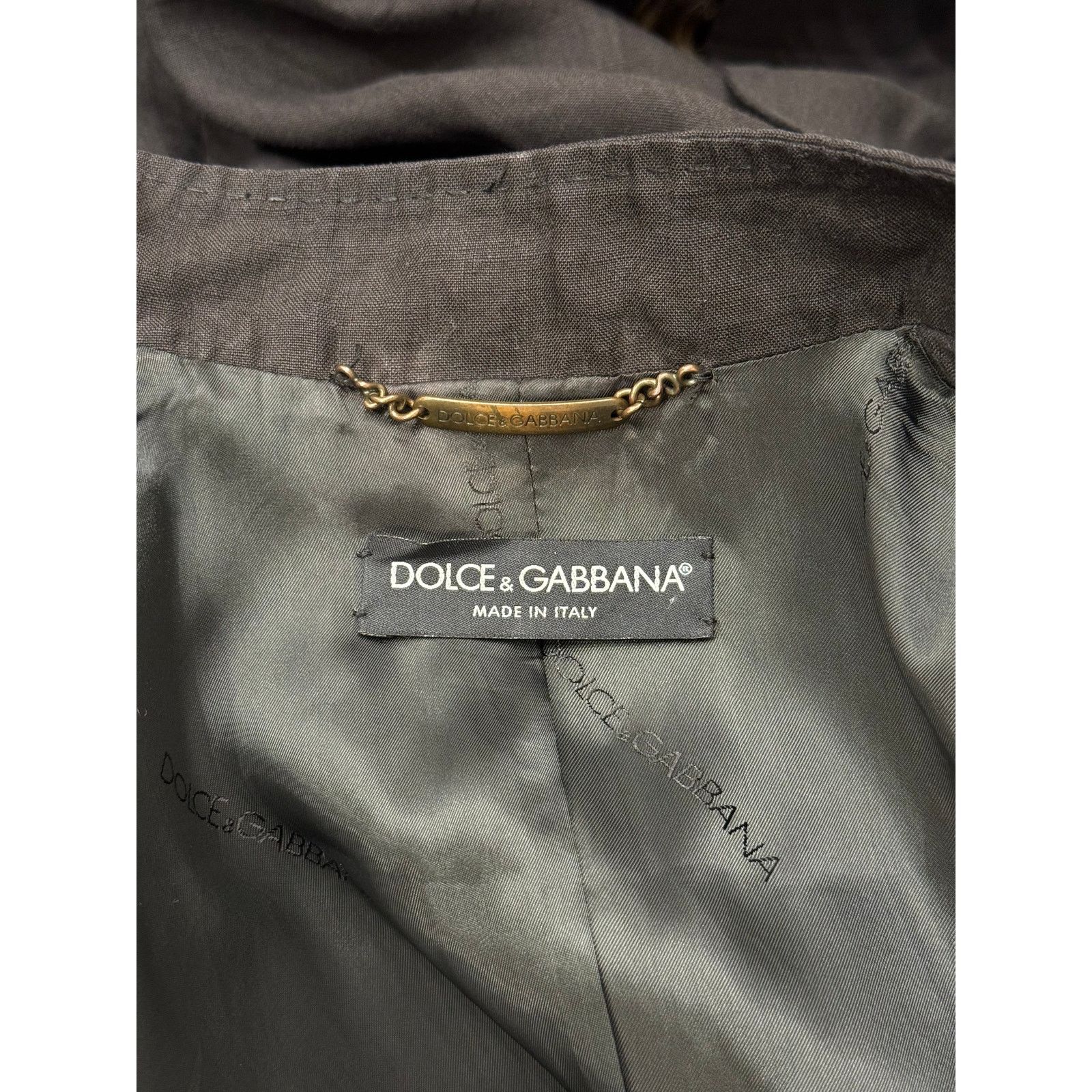 Dolce & Gabbana 2000s Dolce & Gabbana military tailored jacket with pins Size M / US 6-8 / IT 42-44 - 8 Thumbnail