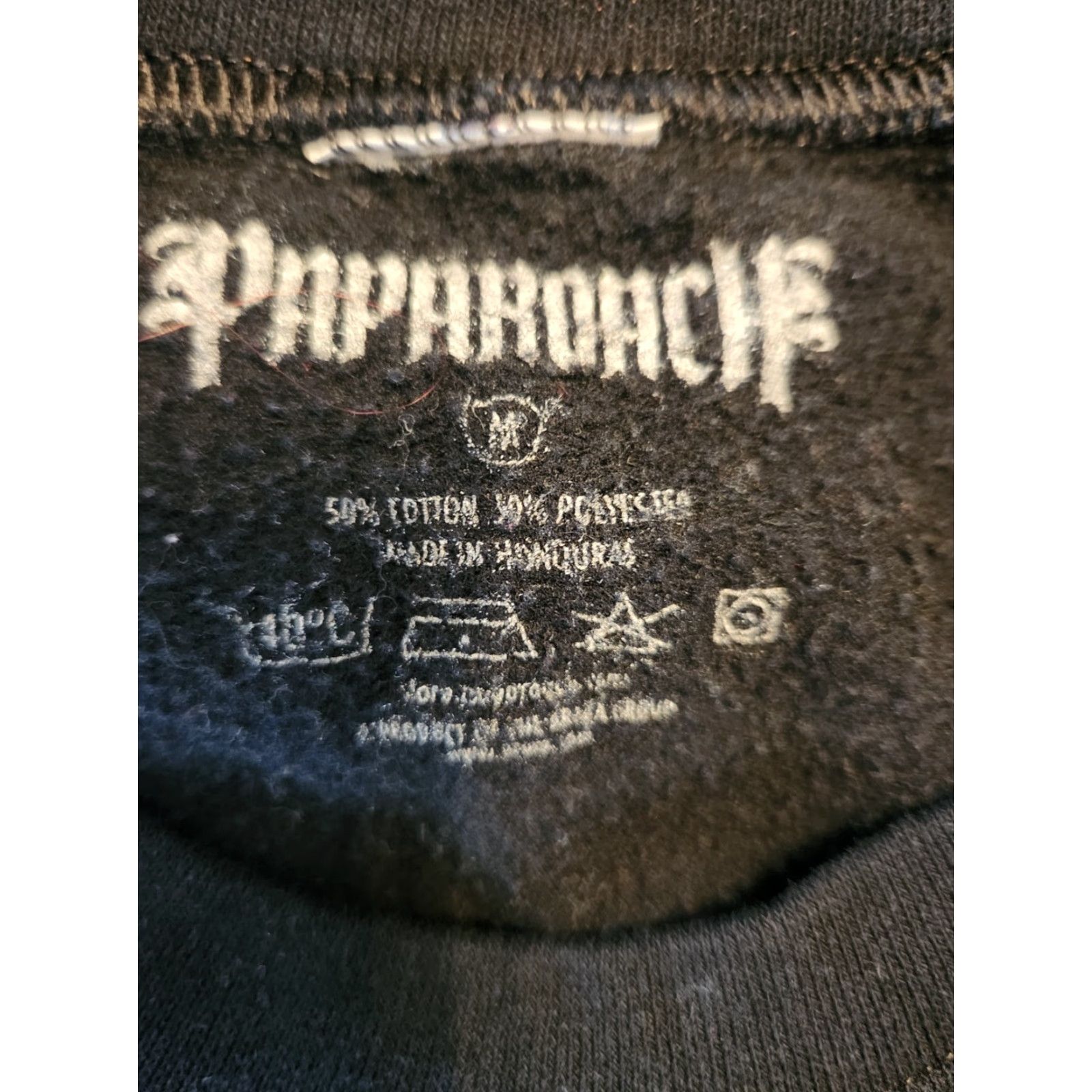 Vintage Papa Roach Fear Album Black Crew Neck Sweatshirt Size Medium Mens Regular Pullover Graphic Print 90s Music Theme Certificate: None Size US M / EU 48-50 / 2 - 2 Thumbnail