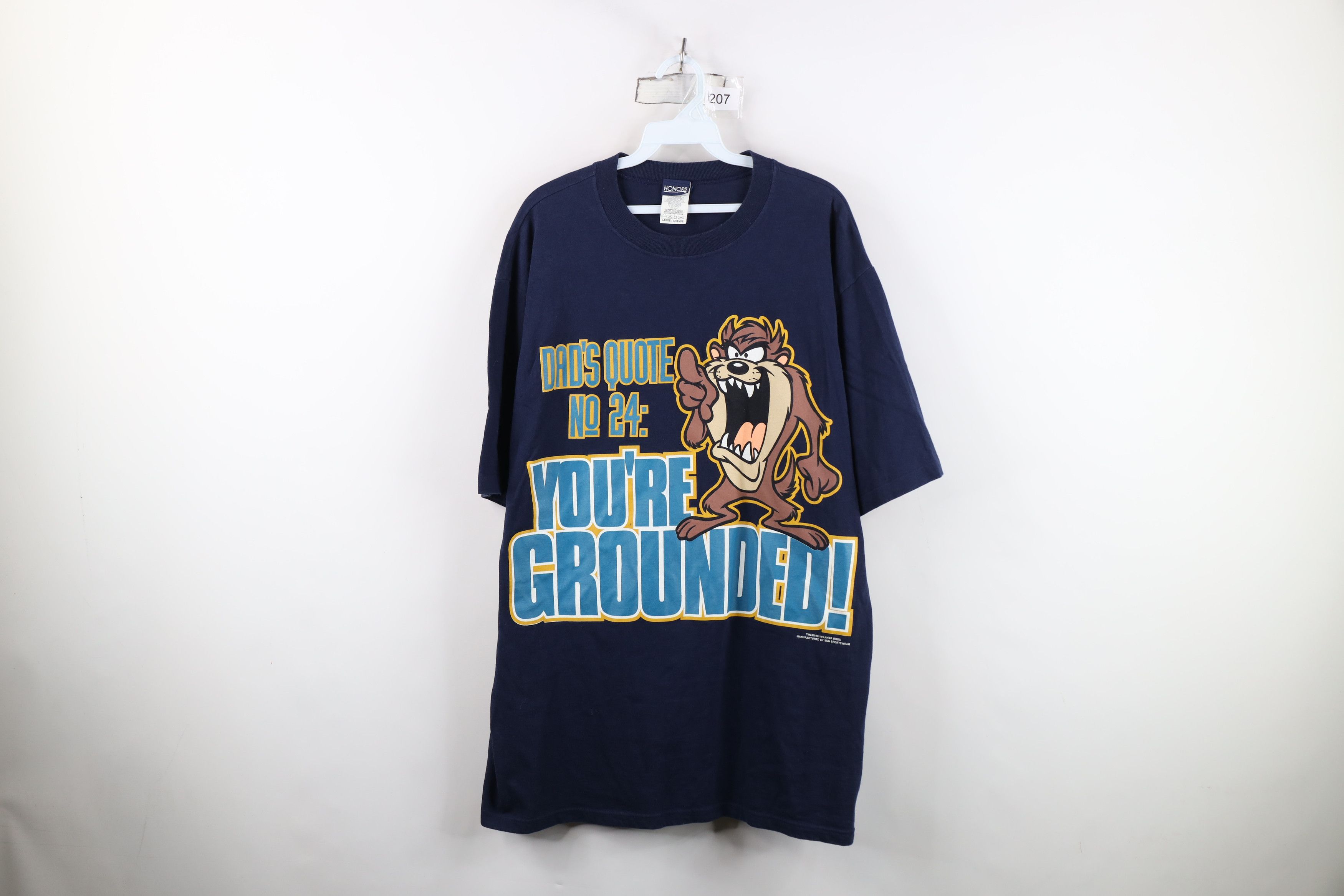 Vintage Vintage 90s Looney Tunes Tazmanian Devil Dad You're T-Shirt Size US L / EU 52-54 / 3 - 1 Thumbnail