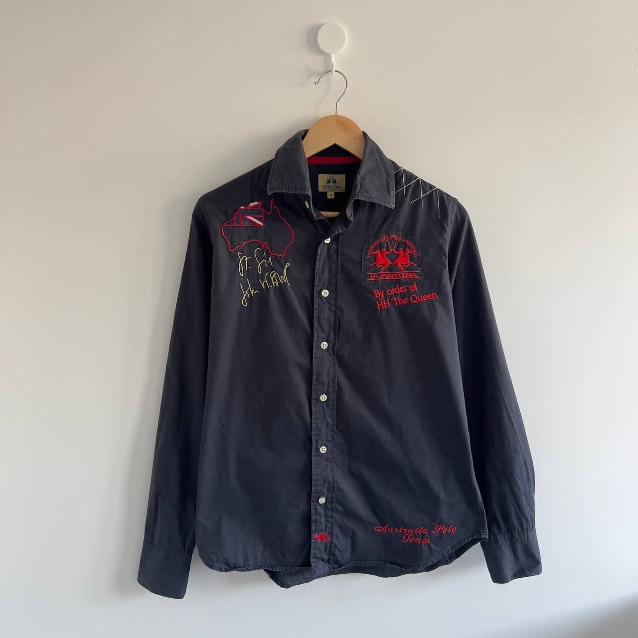 La Martina La Martina Luxury Shirt Men’s Size M Black Long Sleeve Size US M / EU 48-50 / 2 - 1 Thumbnail