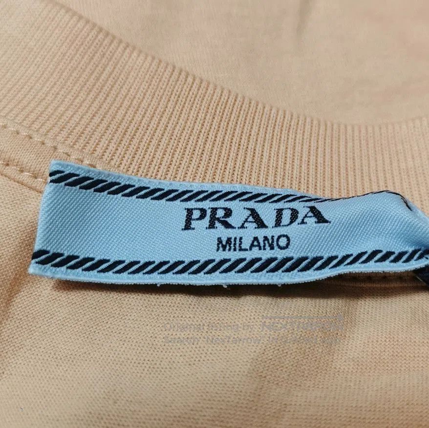 Prada Prada Cotton Long Sleeve Cropped Top . Size S / US 4 / IT 40 - 4 Thumbnail