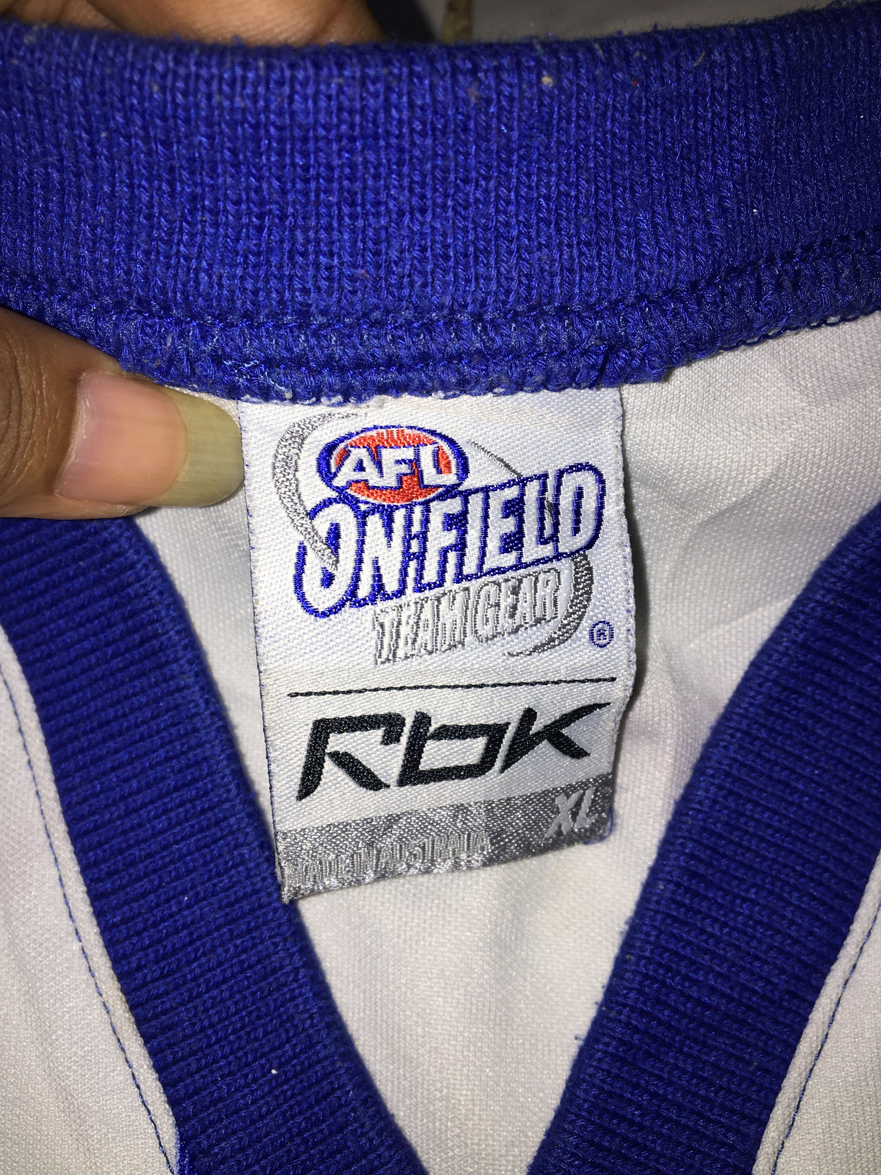 Reebok TANK TOPS REEBOK AFL NORTH MELBOURNER MAZDA Size US M / EU 48-50 / 2 - 6 Thumbnail