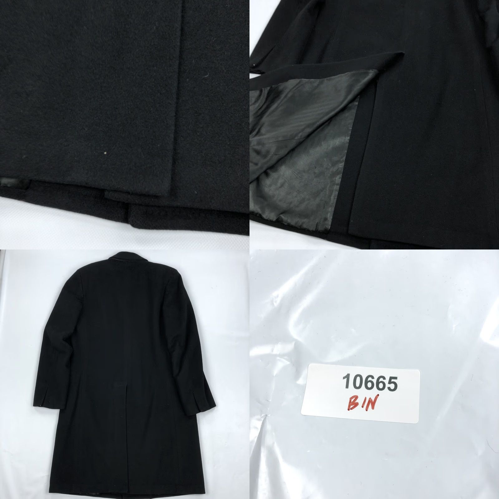 Hart Schaffner Marx Hart Schaffner & Marx Silver Trumpeter 100% Cashmere Overcoat Men's Size 50 Size US M / EU 48-50 / 2 - 9 Thumbnail