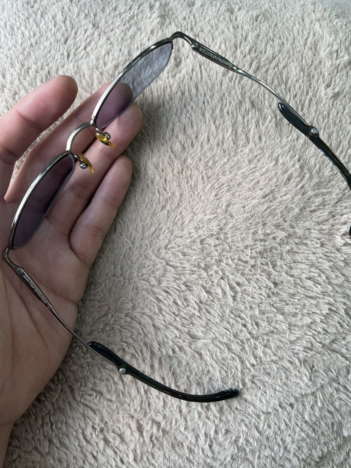 Jean Paul Gaultier 90s Jean Paul Gaultier (JPG) Semi Rimless sunglasses Size ONE SIZE - 3 Thumbnail