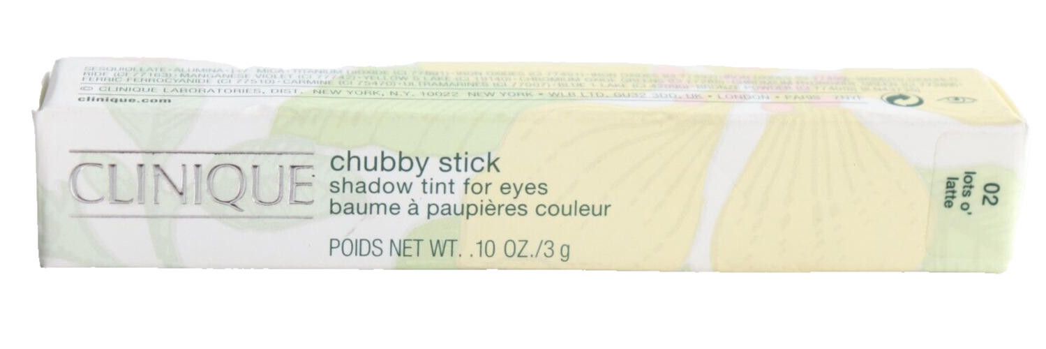 Clique Clinique Women Chubby Stick Eye Shadow Tint Lots O Latte NWT Size ONE SIZE - 3 Thumbnail