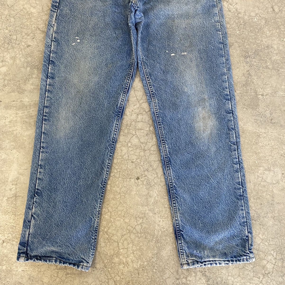 Carhartt VTG Carhartt Blanket Lined Relaxed Fit Blue Jeans Size US 35 - 7 Thumbnail
