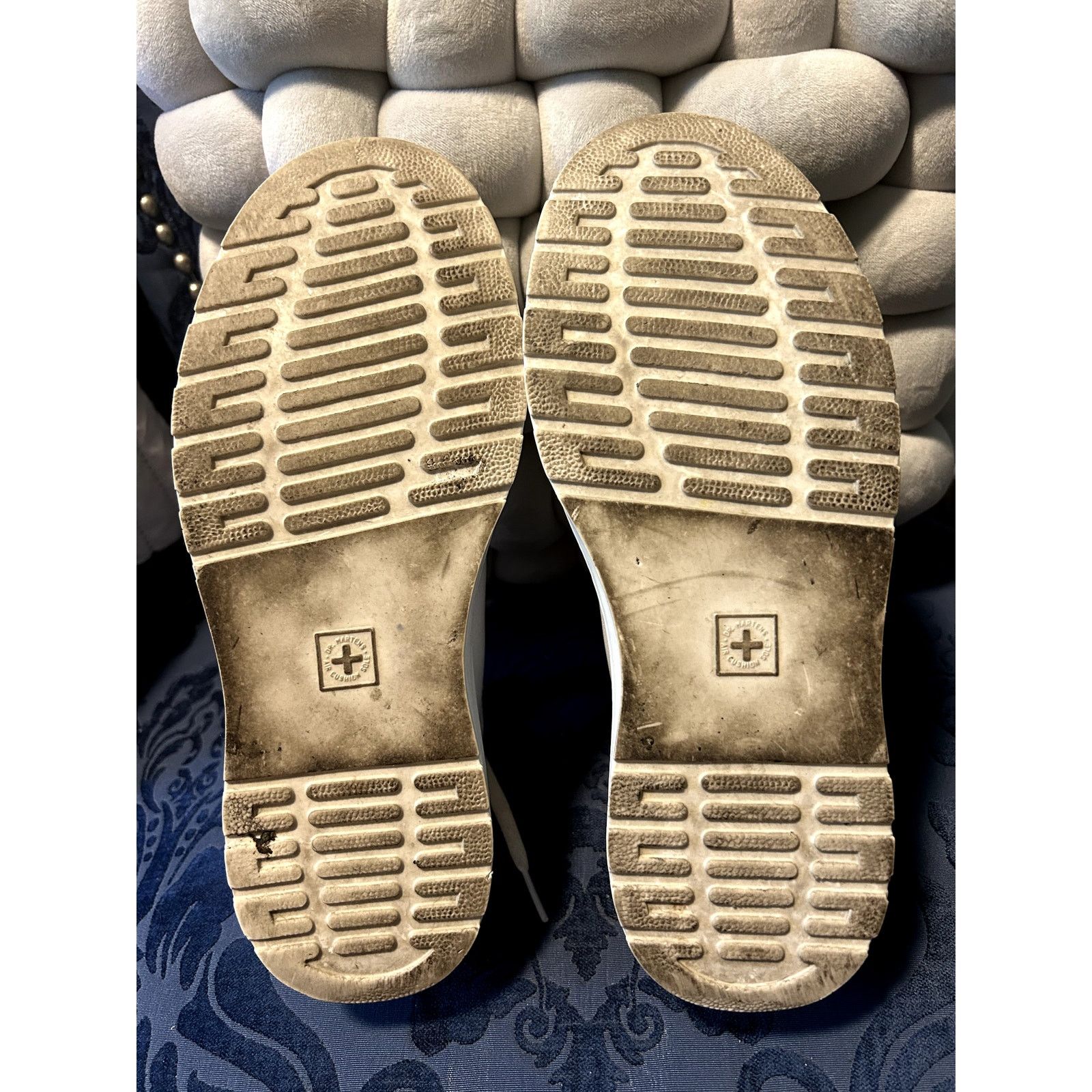 Dr. Martens Dr Martens Alexei White Sneakers with Metal Toe size 7/EU 38 Size US 7 / IT 37 - 8 Thumbnail