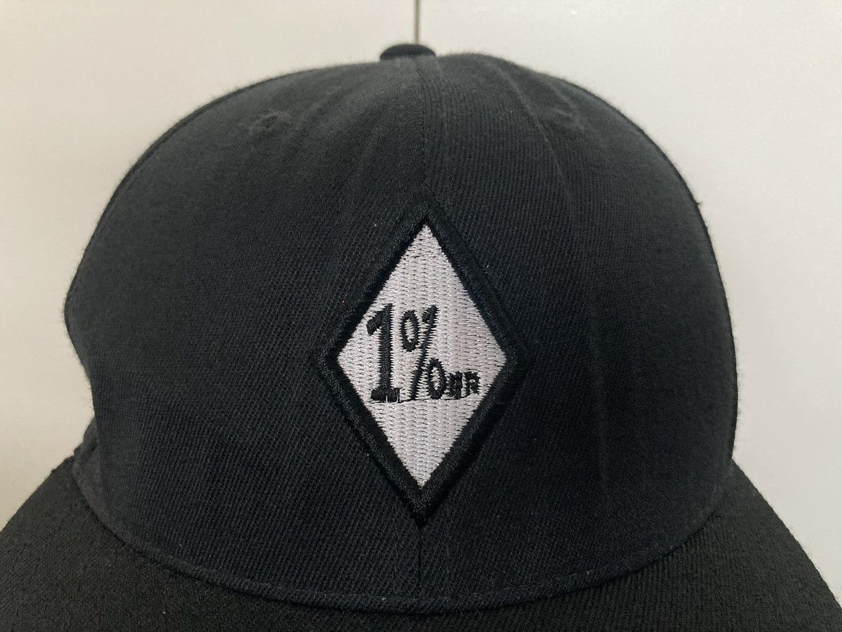 Vintage 1%ER ONE PERCENTER OUTLAW BIKER HAT CAP MOTORCYCLE CLUB MC Size ONE SIZE - 3 Thumbnail