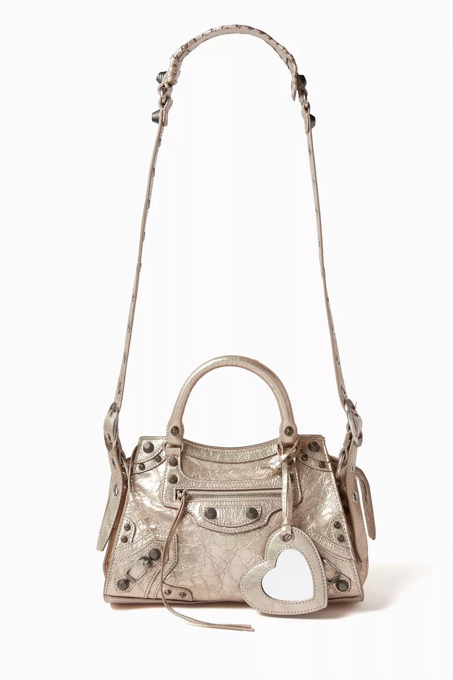 Balenciaga o1bcso1str0924 Size: OS / Neo Cagole XS Handbag Metallized Size ONE SIZE - 1 Thumbnail