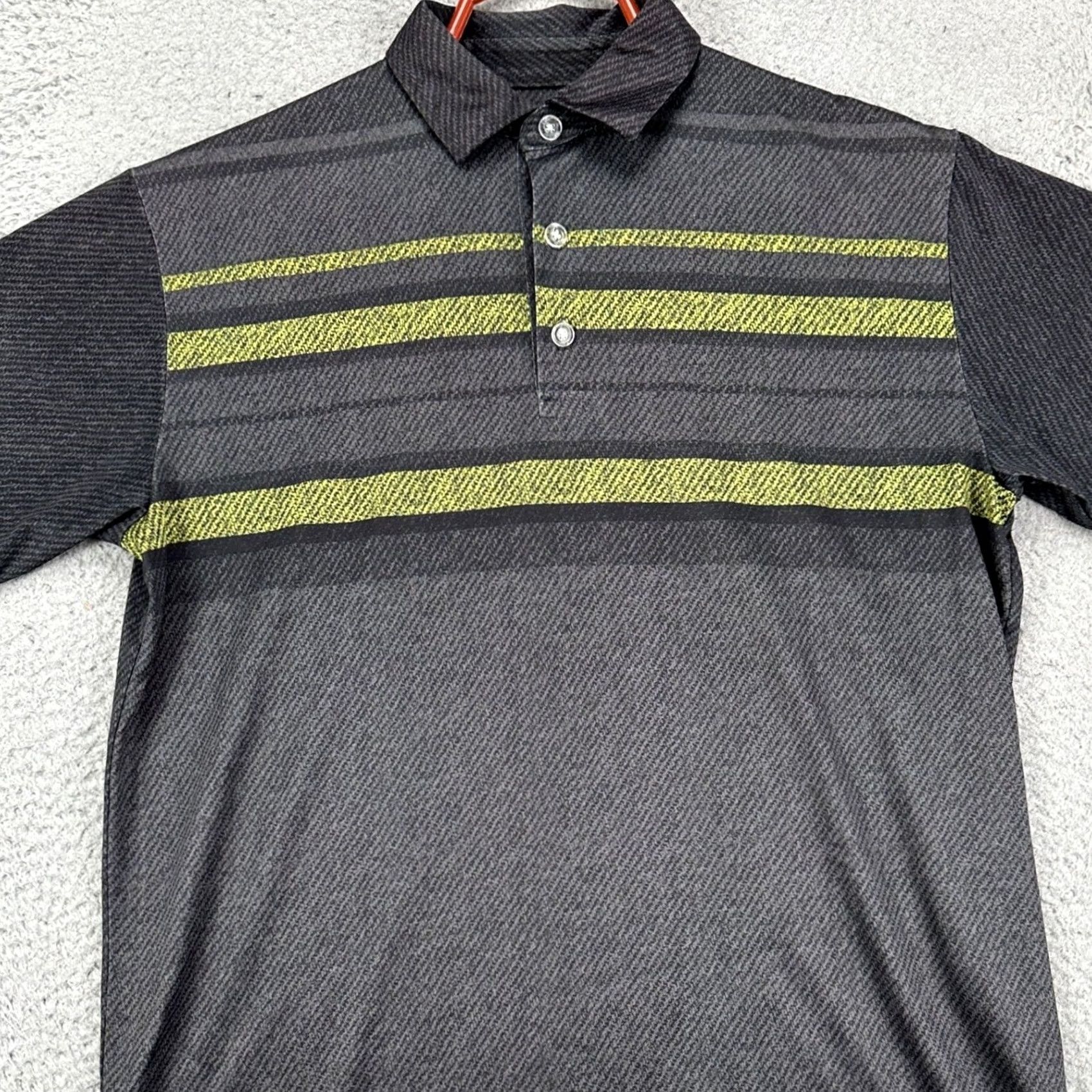 Callaway VINTAGE Callaway Opti-Dri Men Golf Polo Shirt Small Grey Yellow Stripe Rugby Polo Mens Small Grey Yellow Stripe Size US S / EU 44-46 / 1 - 2 Thumbnail