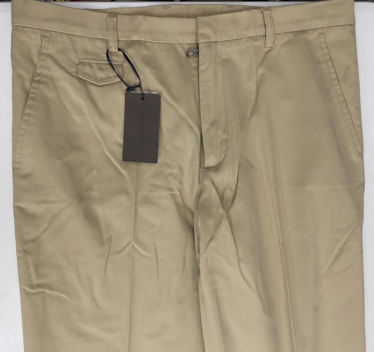 Bottega Veneta Bottega Veneta 🇮🇹 Light Brown Wide Leg Trouser 52 New Size US 36 / EU 52 - 8 Thumbnail