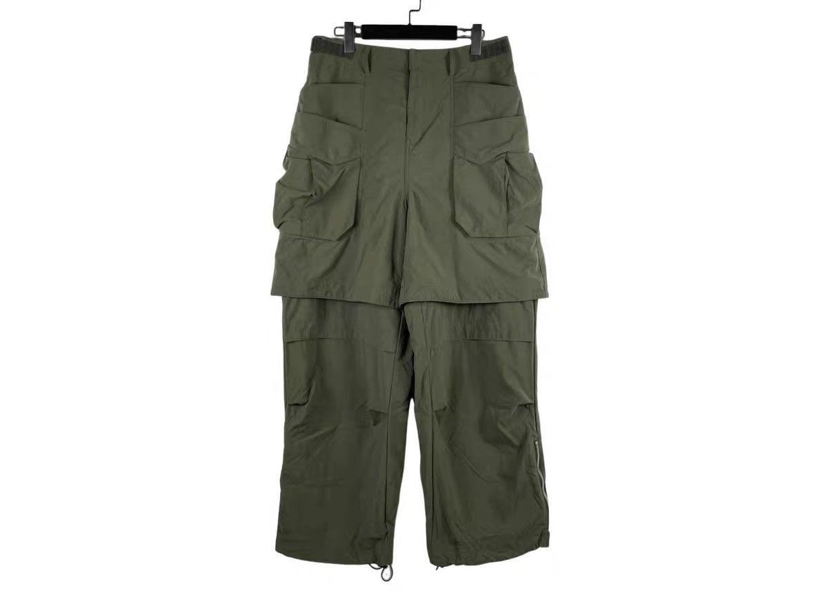 Juun.J Green Cargo Pants with Multiple Pockets Size 28 Size US 28 / EU 44 - 1 Thumbnail