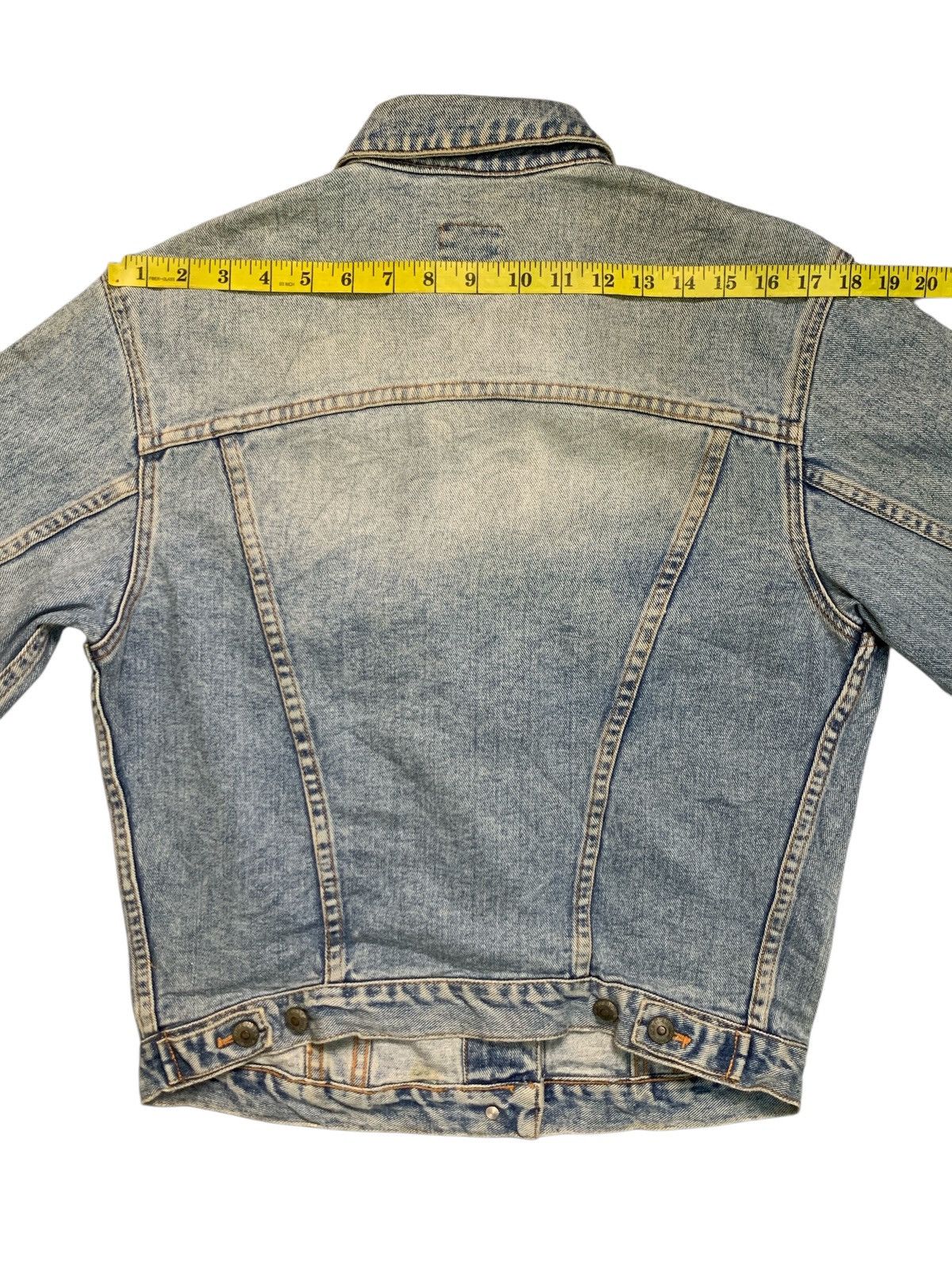 Japanese Brand Rare Design The Net International Jeans Trucker Jackets Size L / US 10 / IT 46 - 9 Thumbnail