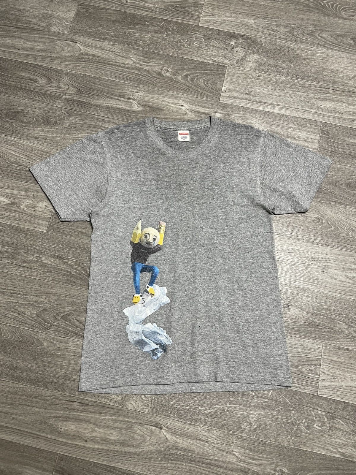 Supreme Supreme x Mike Hill Regretter Grey T-Shirt SS17 Size US M / EU 48-50 / 2 - 1 Thumbnail