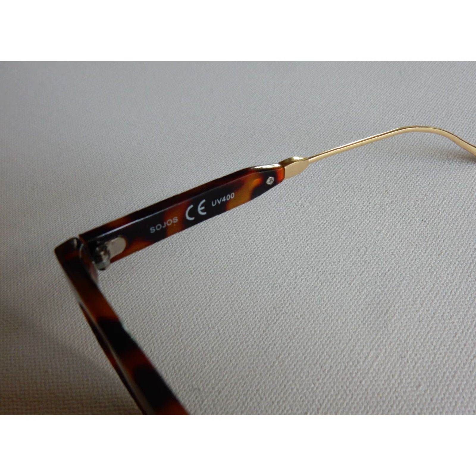 Vintage VINTAGE Sojos Women's Sunglasses Brown 52x22mm C1 UV Protection Size ONE SIZE - 4 Thumbnail