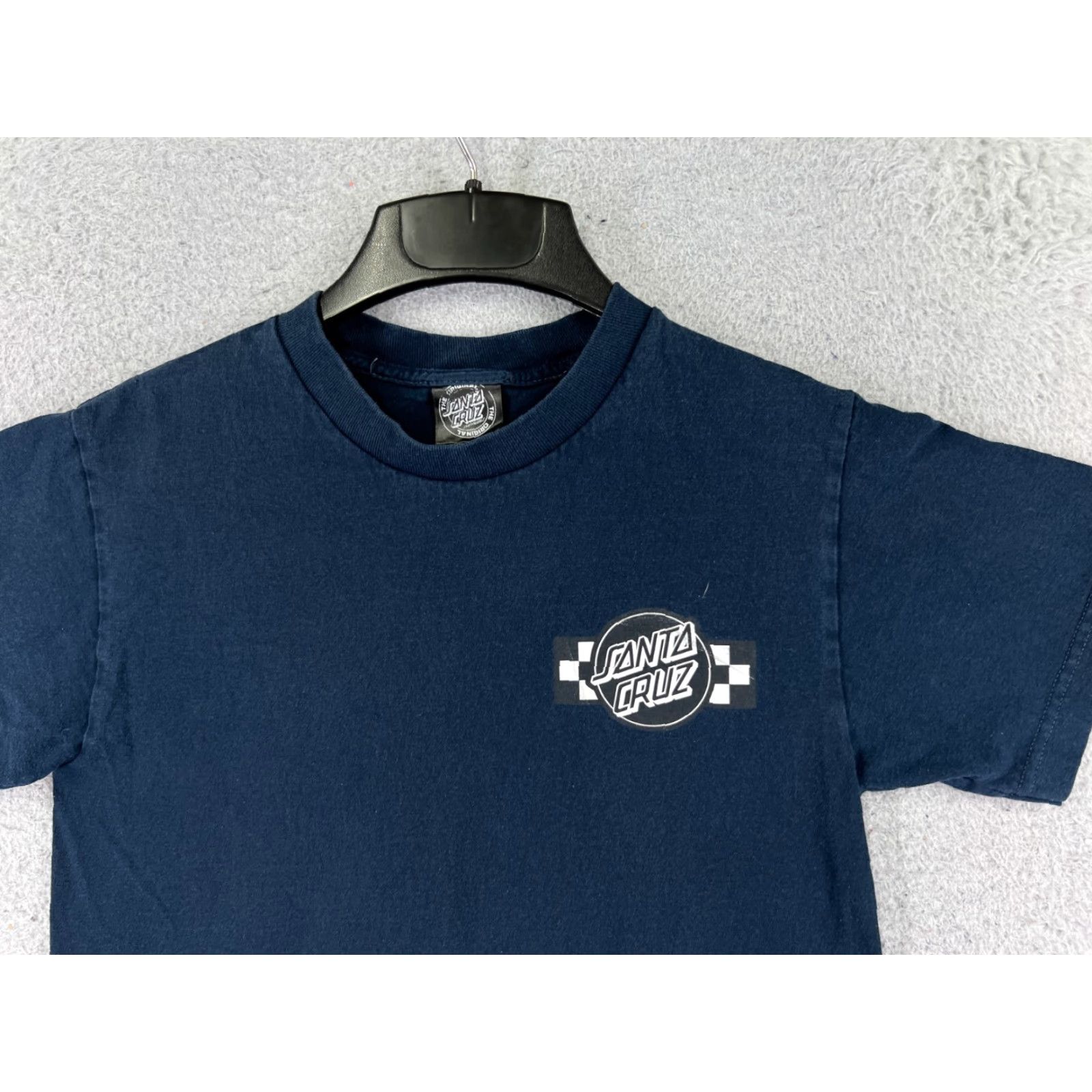 Vintage Santa Cruz shirt Adult Small Blue Checkerboard Logo Short Sleeve Crew Neck Size US S / EU 44-46 / 1 - 4 Thumbnail