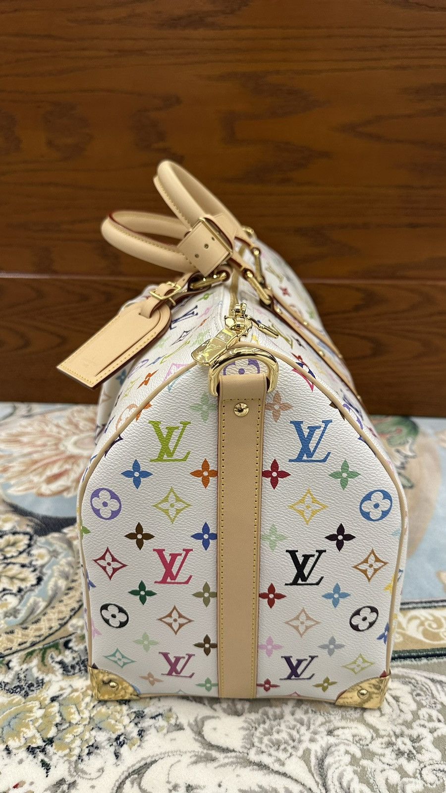 Louis Vuitton × Takashi Murakami Louis Vuitton x Takashi Murakami Keepall Bandouliere 45 Size ONE SIZE - 8 Thumbnail
