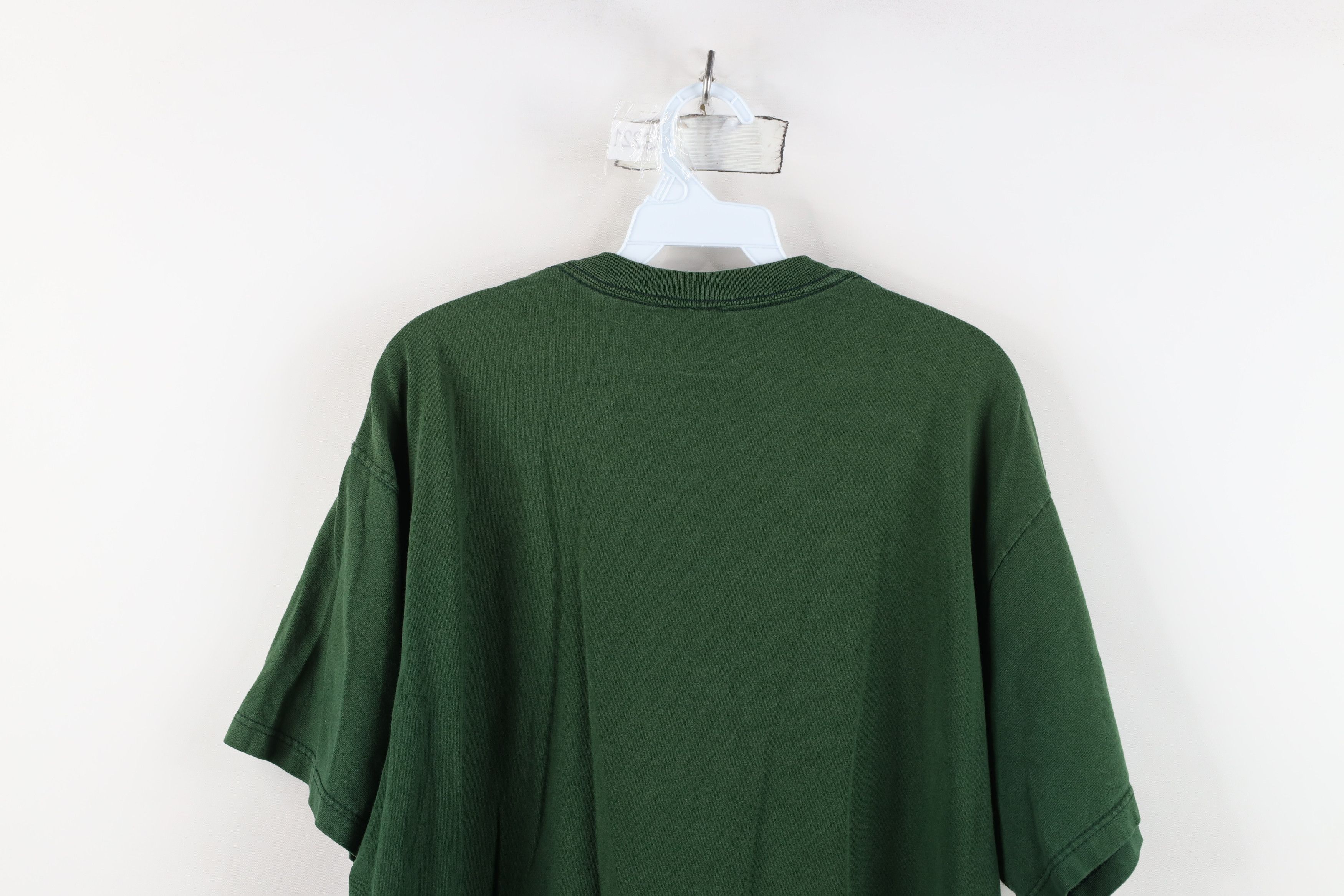 Vintage Vintage 90s Michigan State University T-Shirt Green USA Size US XL / EU 56 / 4 - 13 Thumbnail