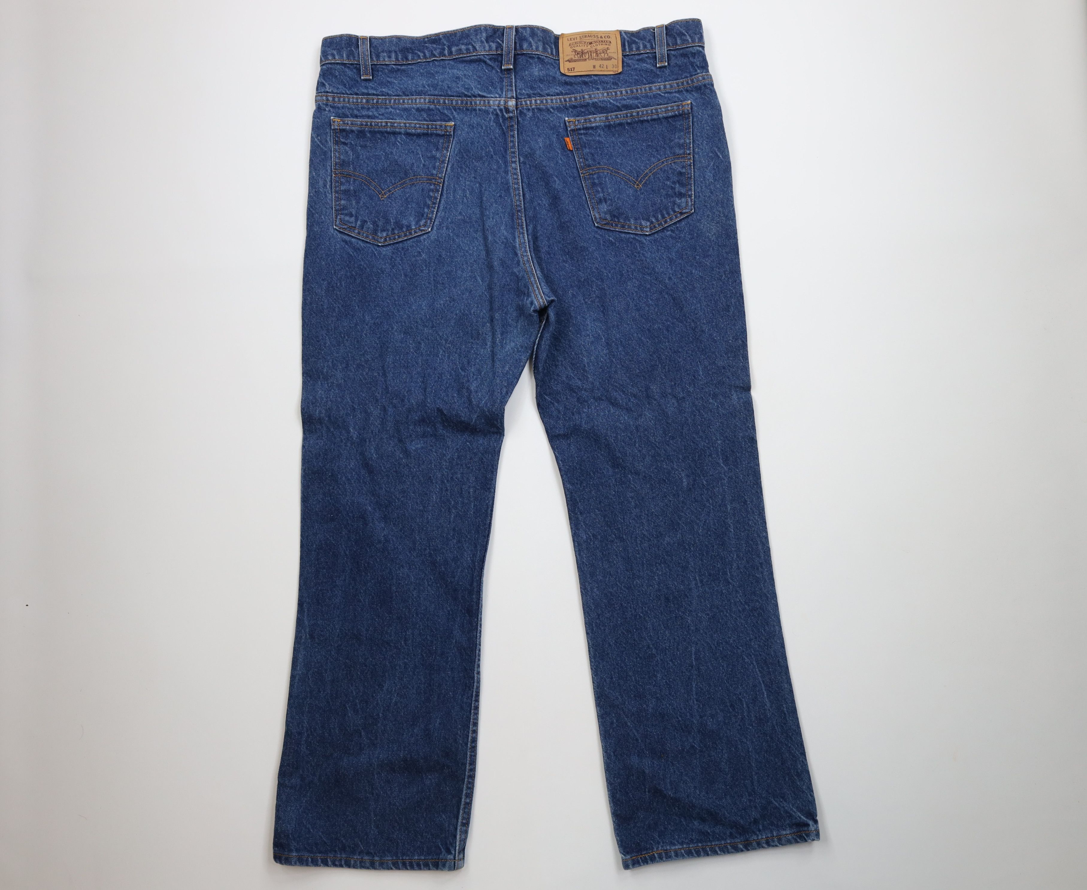 Levi's Vintage 90s Levis 517 Orange Tab Bootcut Denim Jeans USA Size US 42 / EU 58 - 10 Thumbnail
