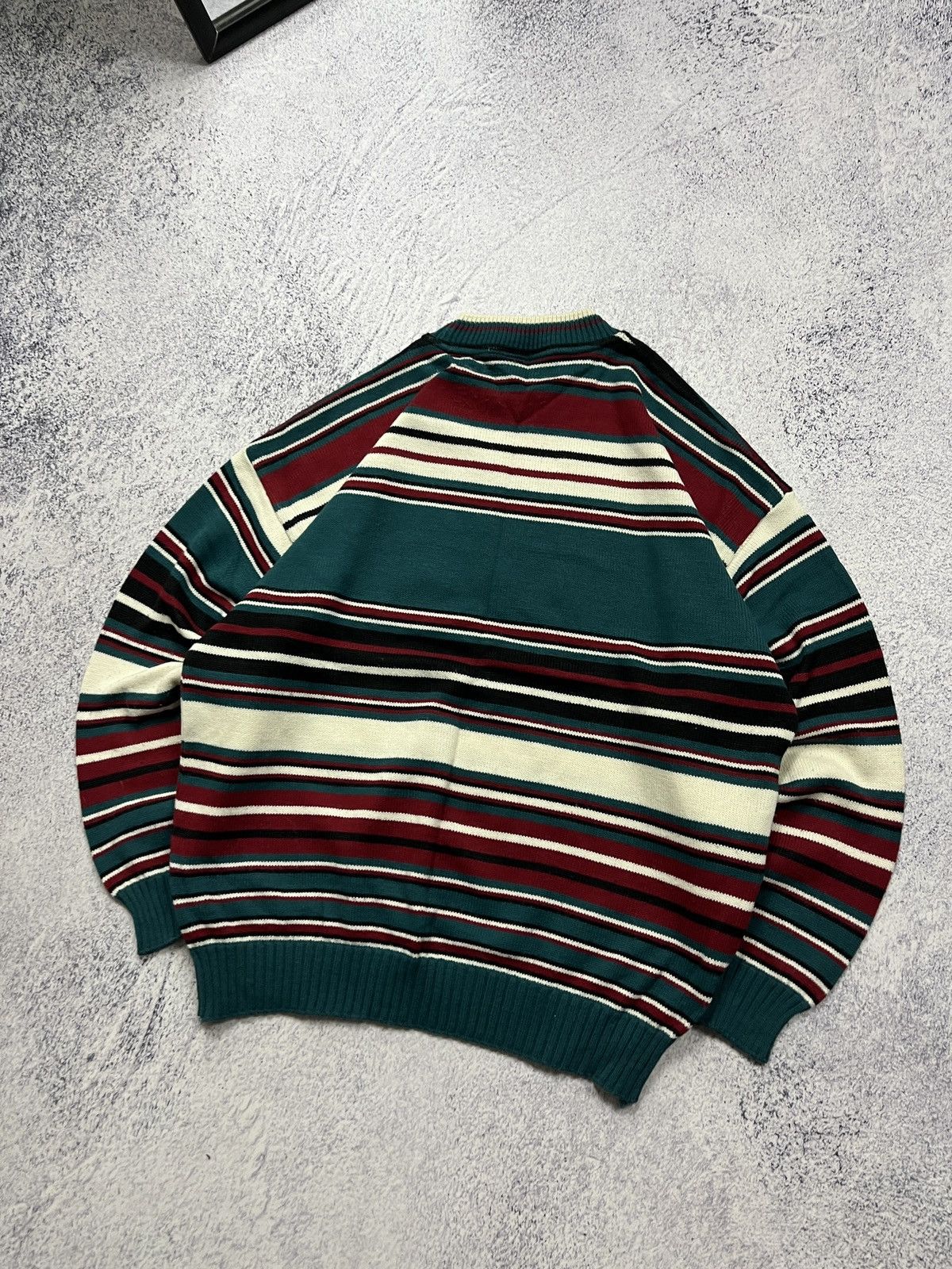 Other UK × Vintage Vintage Y2K The Sweater Shop Coloured Knitted Sweater Size US S / EU 44-46 / 1 - 7 Thumbnail