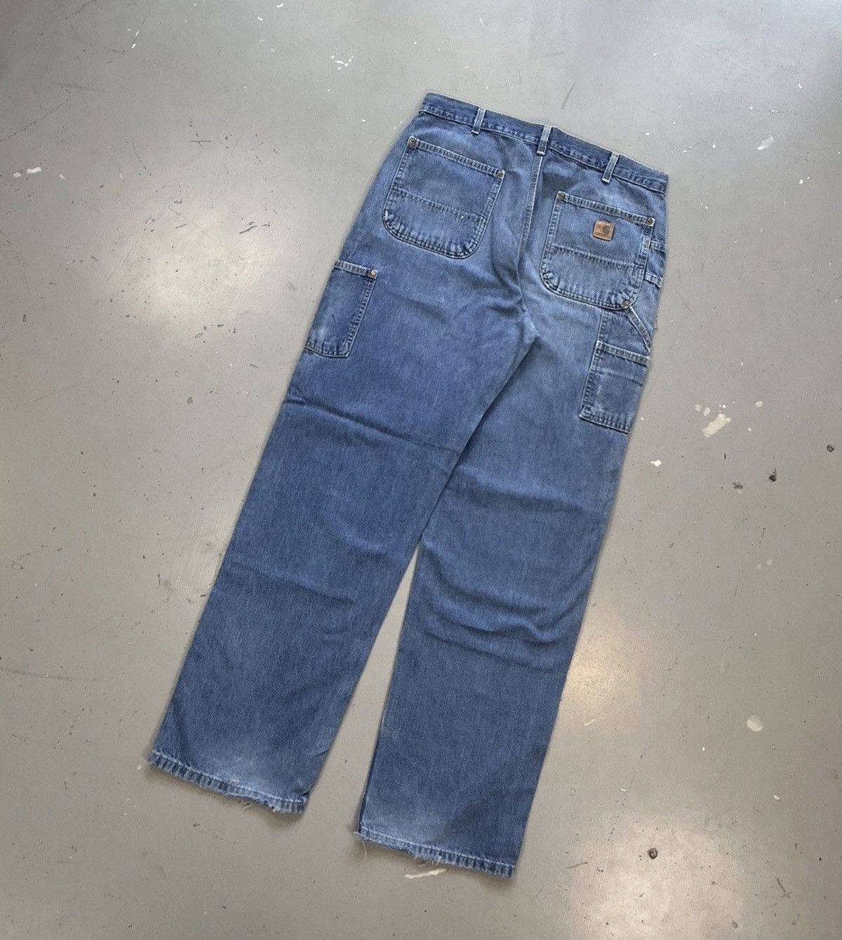 Carhartt Vintage super thrashed carhartt double knee denim Size US 34 / EU 50 - 10 Thumbnail