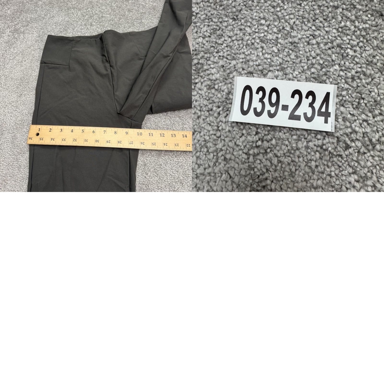 Athleta Athleta Wander Slim Straight Crop Pants Womens 10 Gray Nylon Spandex Stretch Cropped Regular Size 10 Women Fashion Pants Mens Girls not applicable Size 30" / US 8 / IT 44 - 10 Thumbnail