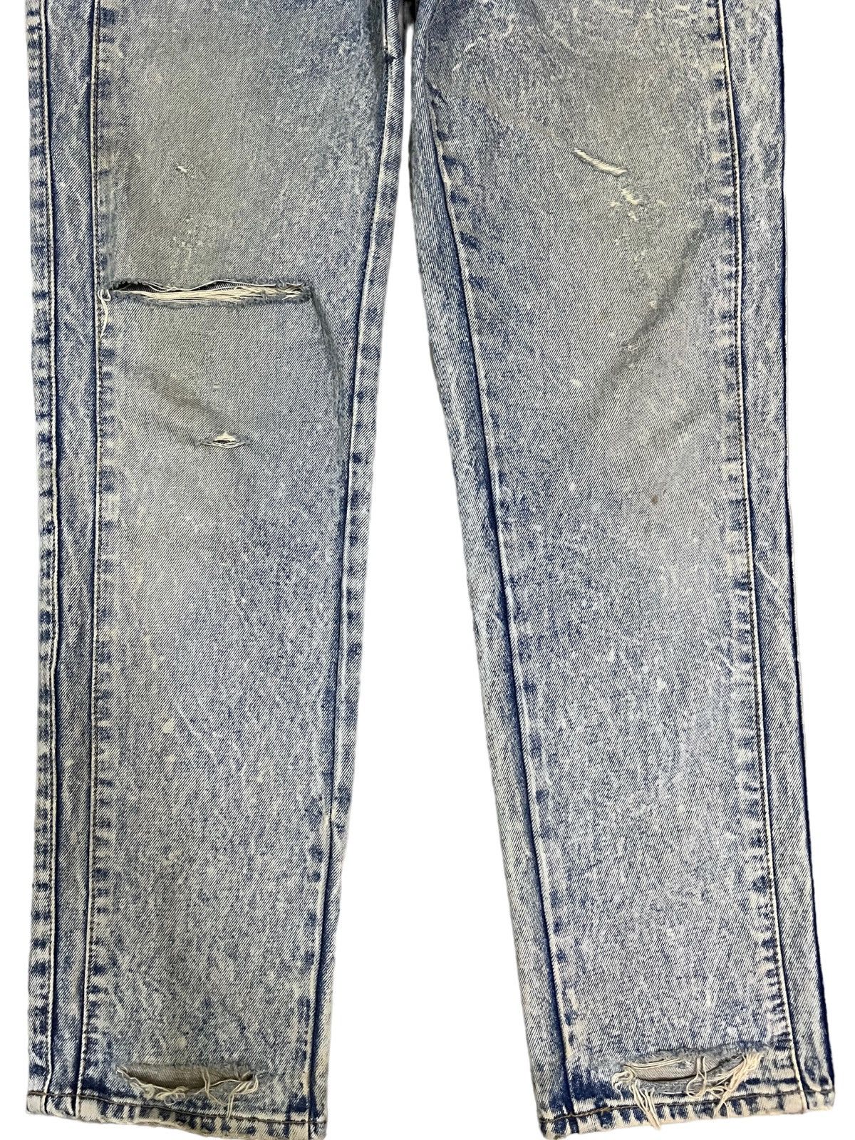 Vintage Vintage Coat of arms acid blue wash Style Jeans Size US 32 / EU 48 - 3 Thumbnail