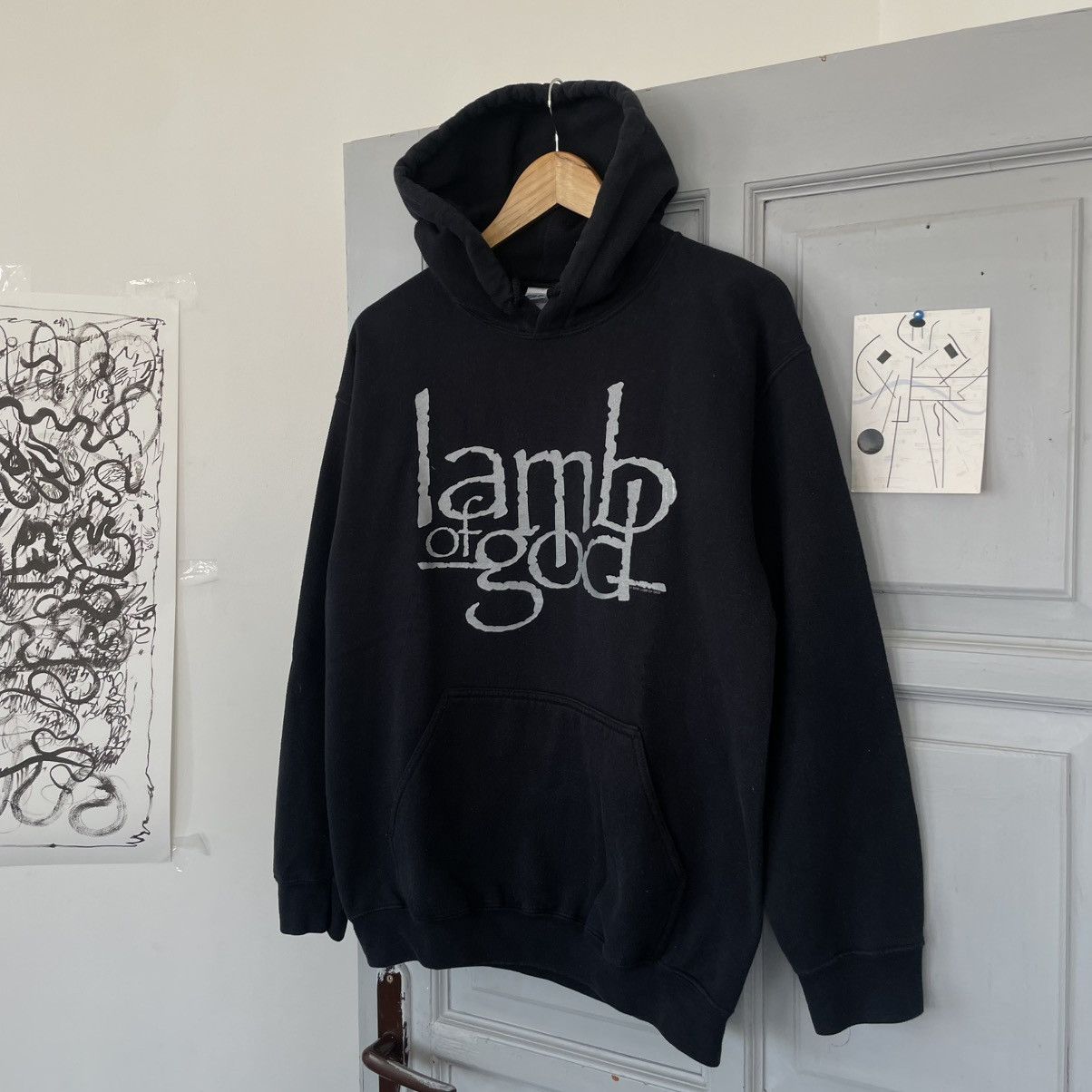 Band Tees Vintage 00’s Lamp Of God True American Metal Hoodie Size US M / EU 48-50 / 2 - 1 Thumbnail