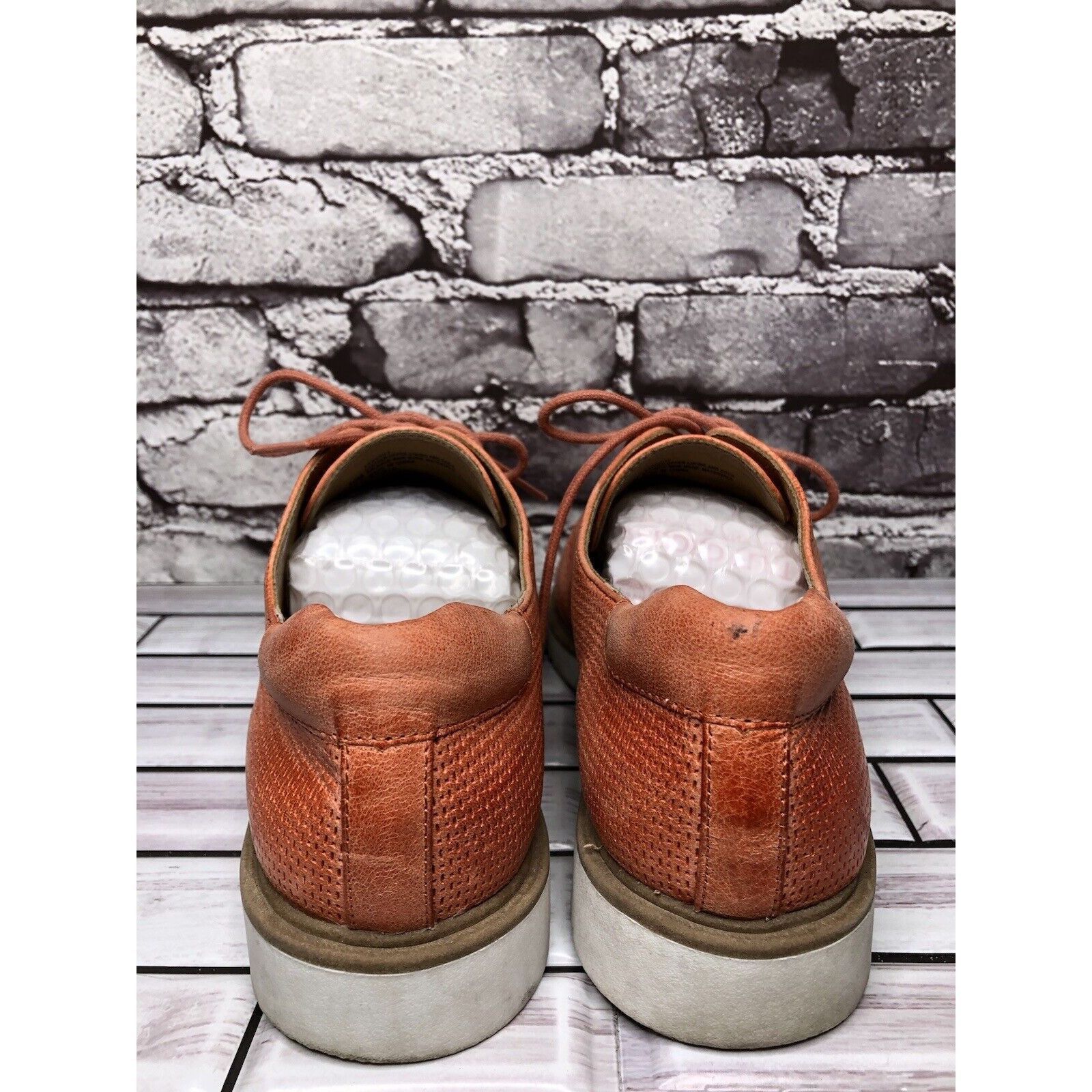 Other Sofft Coral Leather Perforated Oxfords Lace Up Casual Shoes Size US 10 / IT 40 - 4 Thumbnail