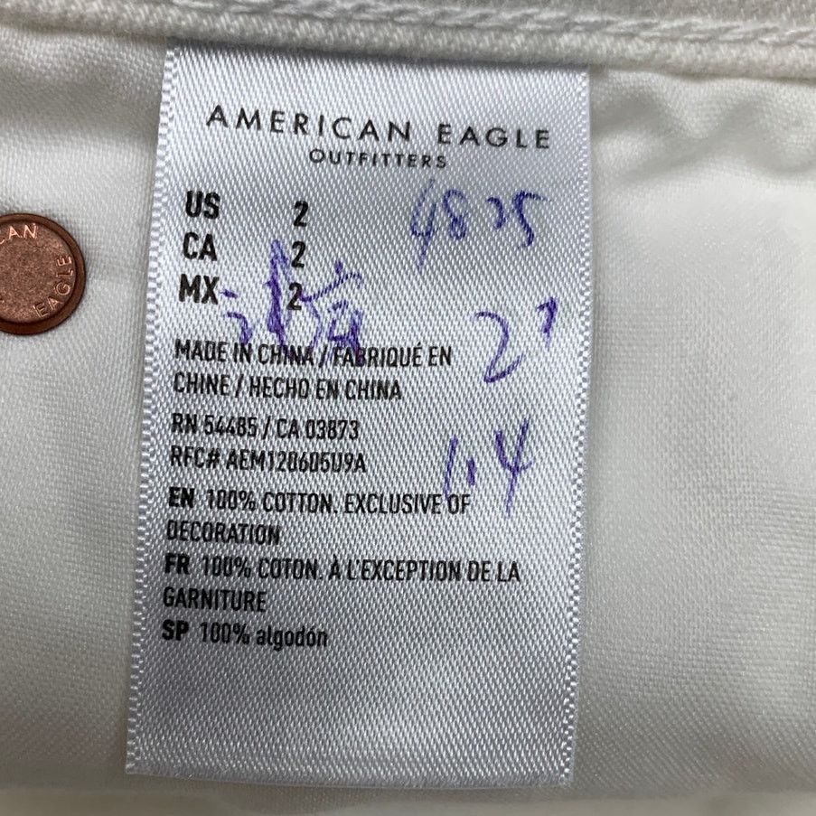 American Eagle Outfitters New American Eagle Womens Size 2 Low Rise Maxi Denim Skirt Size 26" / US 2 / IT 38 - 6 Thumbnail