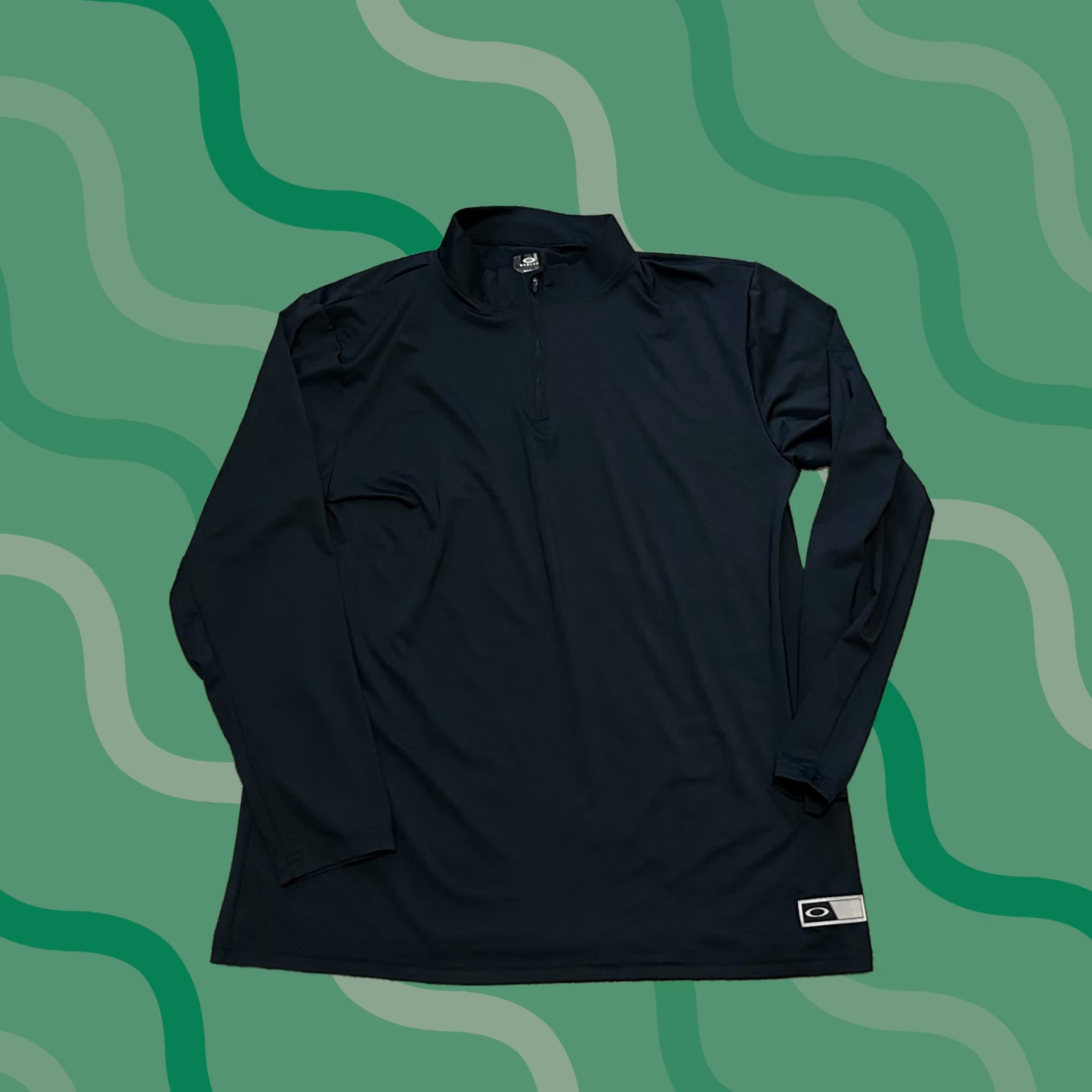 Oakley Oakley Men’s XL Pullover Sweatshirt 1/4 Zip Hydrolix Black Multicolor Logo Zipper Athletic Golf Core Size US XL / EU 56 / 4 - 1 Thumbnail