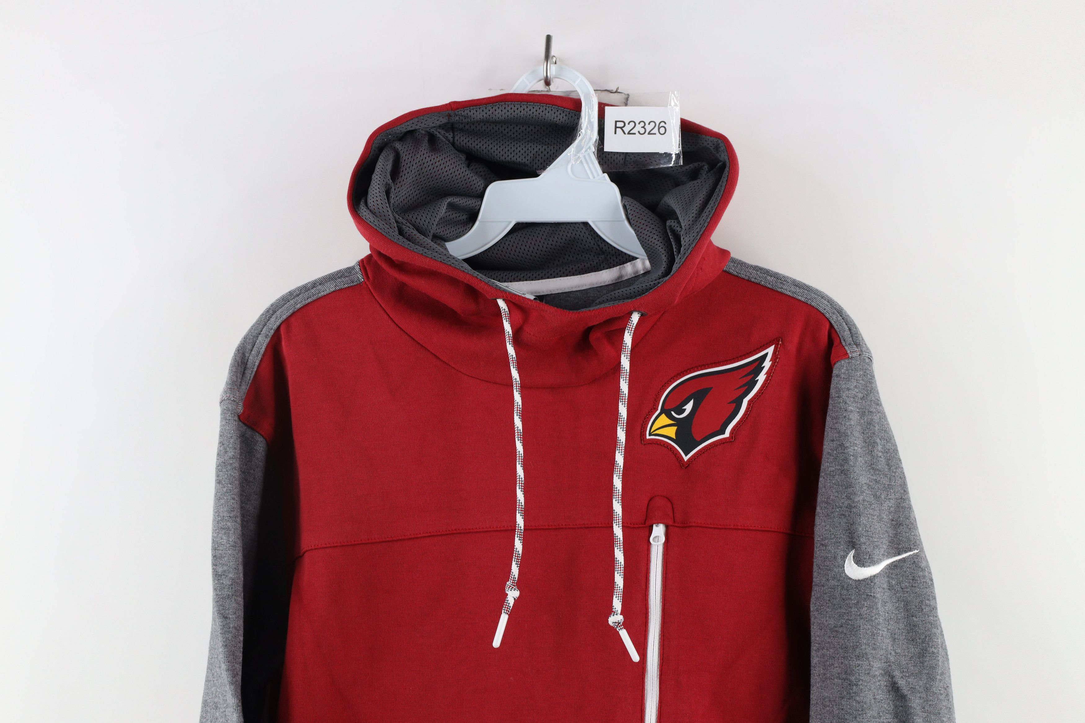 Nike × Vintage Nike NFL Cardinals Football Hoodie Sweatshirt Red Gray Size US M / EU 48-50 / 2 - 2 Thumbnail
