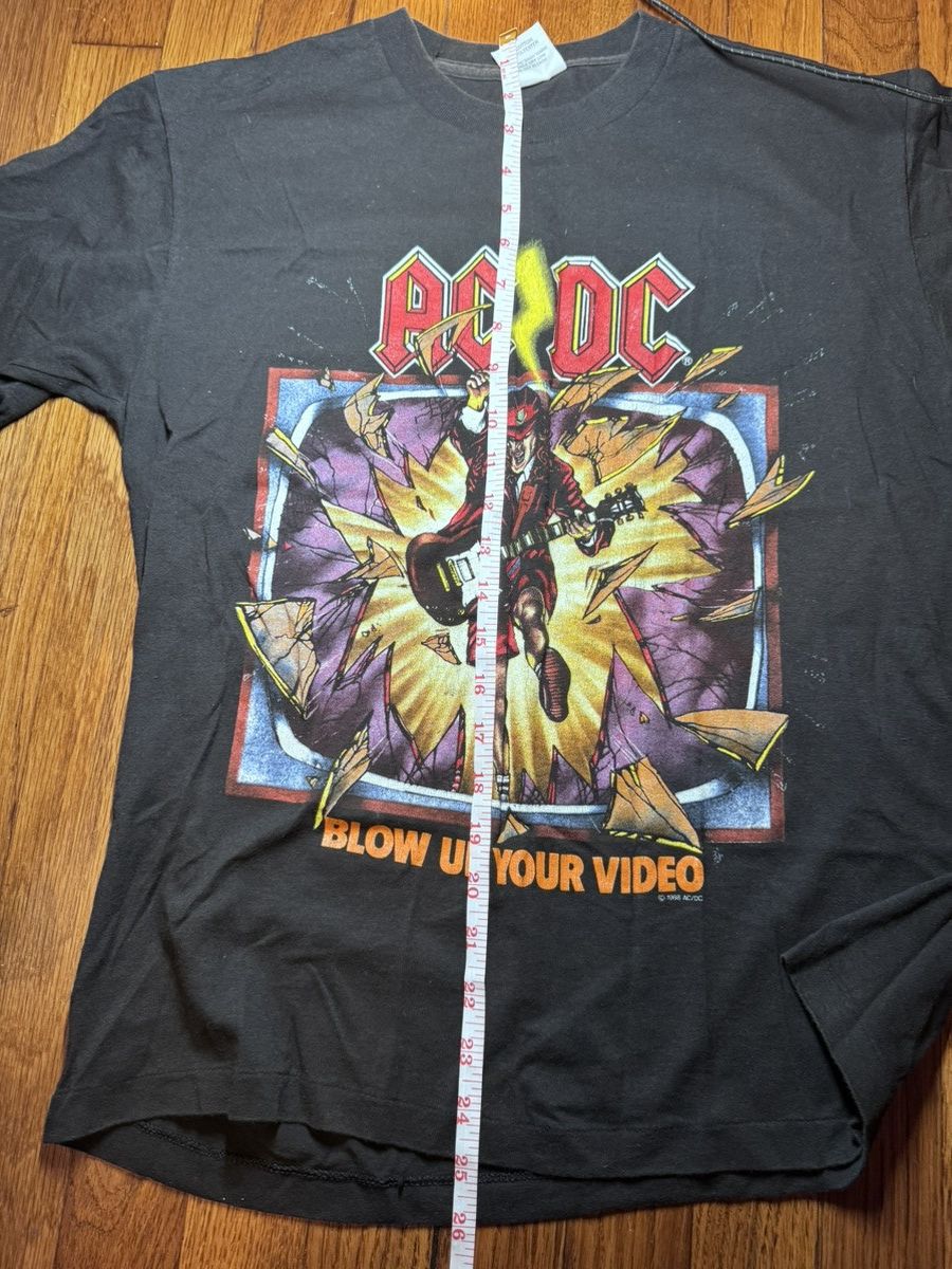 Other 1988 AC/DC Blow Up YourVideoWorldTourTeeOriginalVintageBlack Size US L / EU 52-54 / 3 - 8 Thumbnail