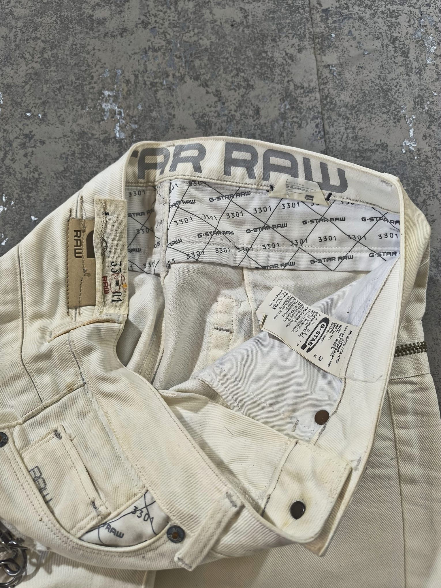G-Star gstar avantgarde moto straight lowrise biker jeans Size 30" / US 8 / IT 44 - 2 Thumbnail