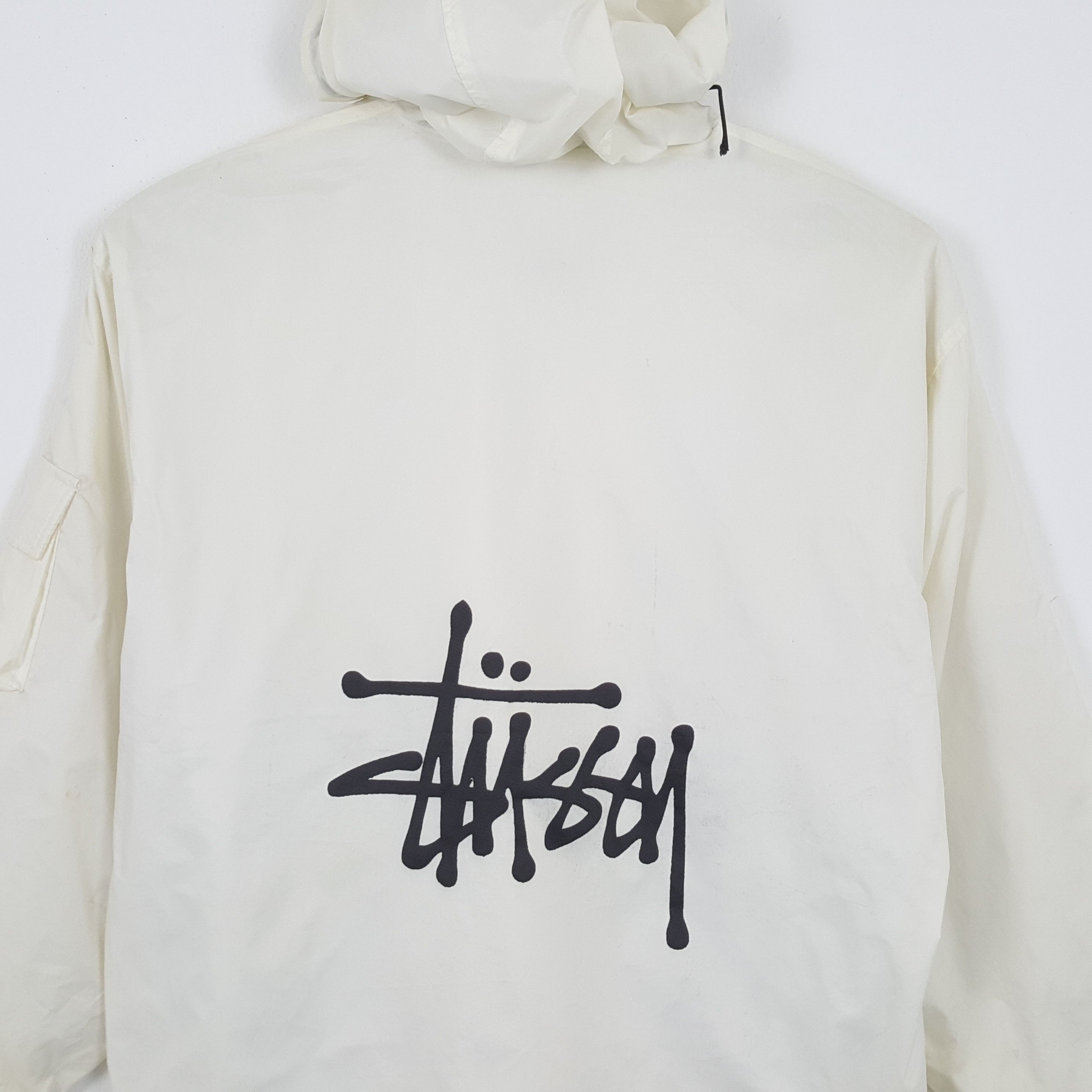 Stussy × Vintage Vintage STUSSY Streetwear Skateboard Logo Style Jacket Size US XL / EU 56 / 4 - 2 Thumbnail