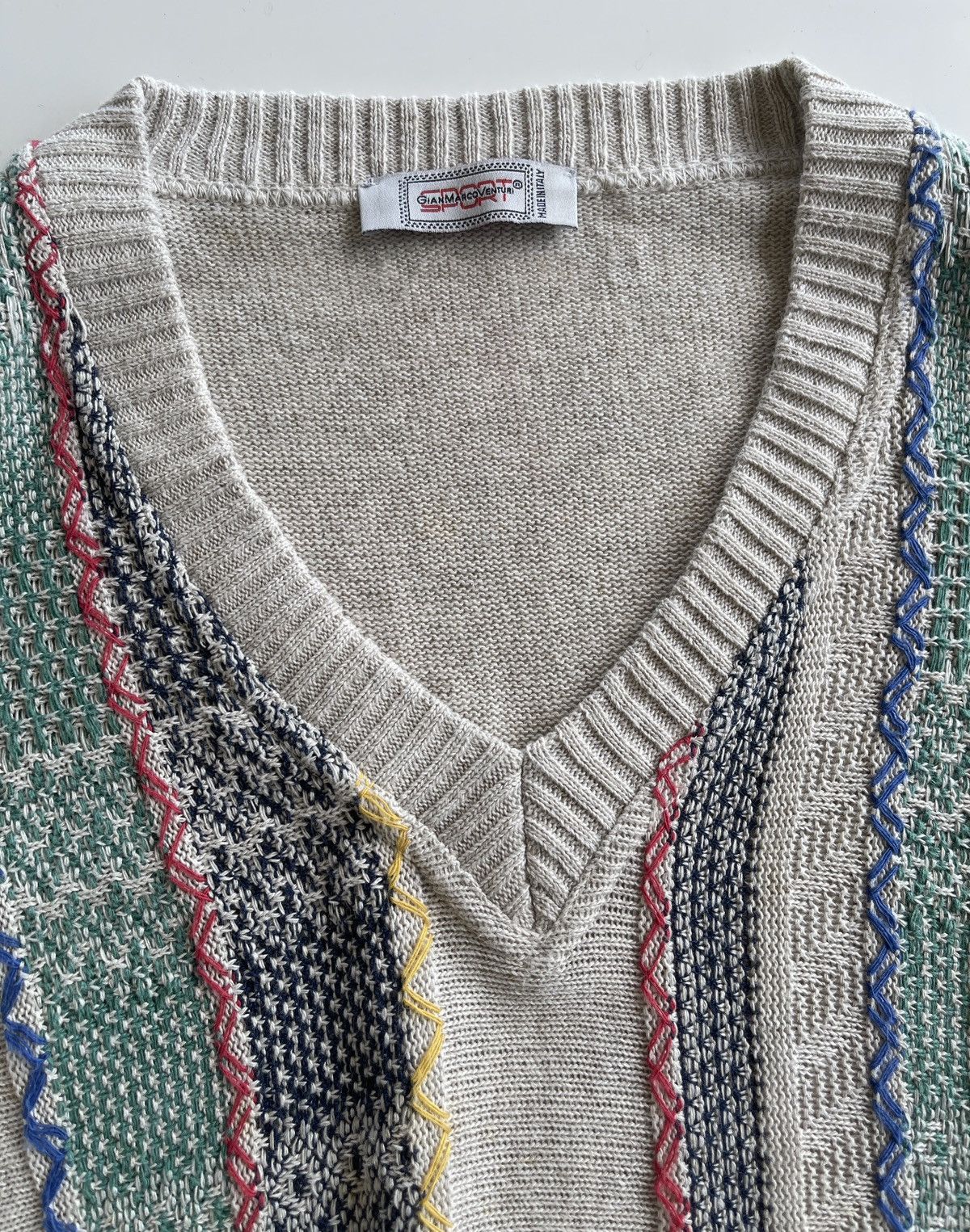 GianMarco Venturi Gian Marco Venturi Multicolor Jumper Knit Sweater Size US M / EU 48-50 / 2 - 2 Thumbnail