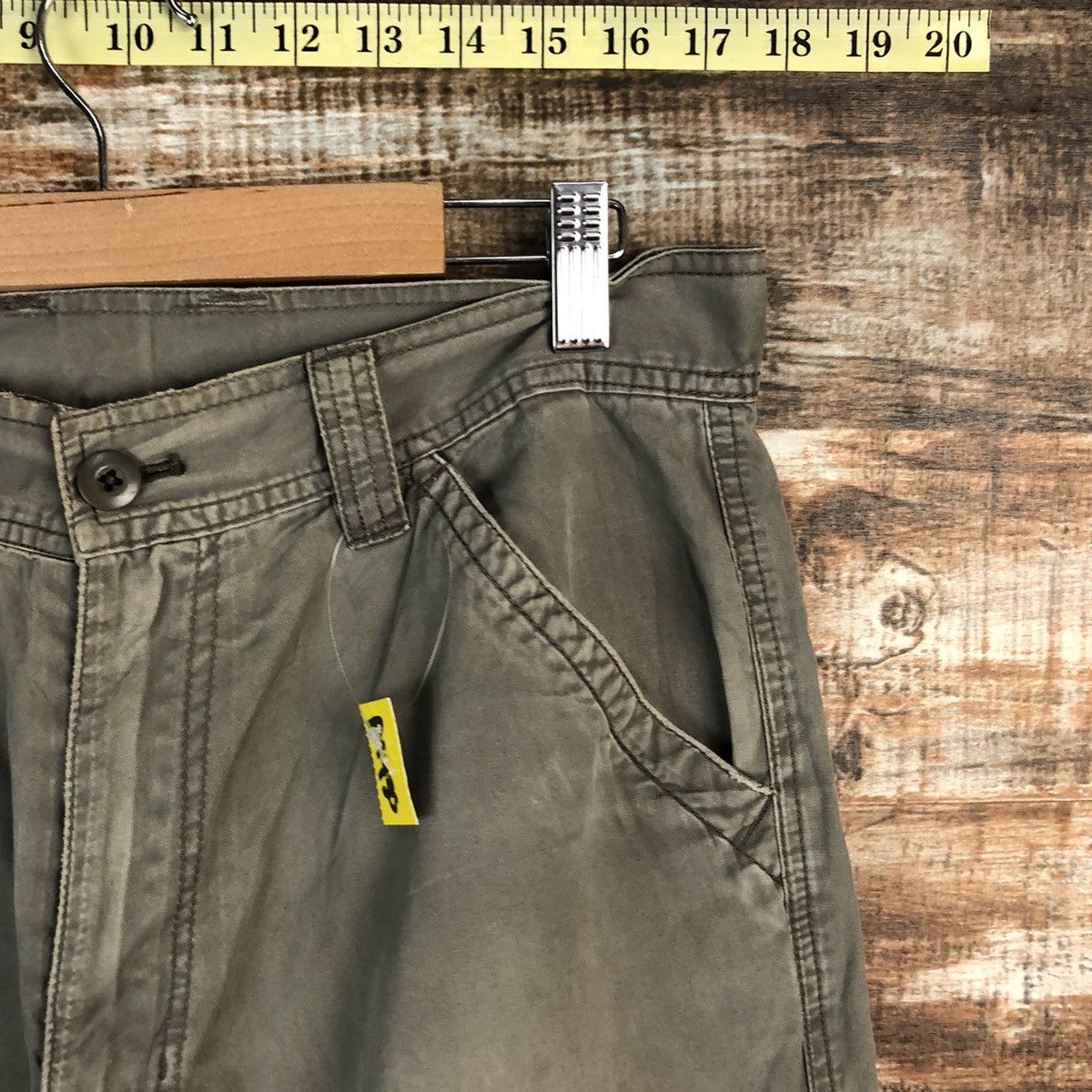 Japanese Brand Villand Green Cargo Multipocket Pants #A1430 Size US 31 - 8 Thumbnail