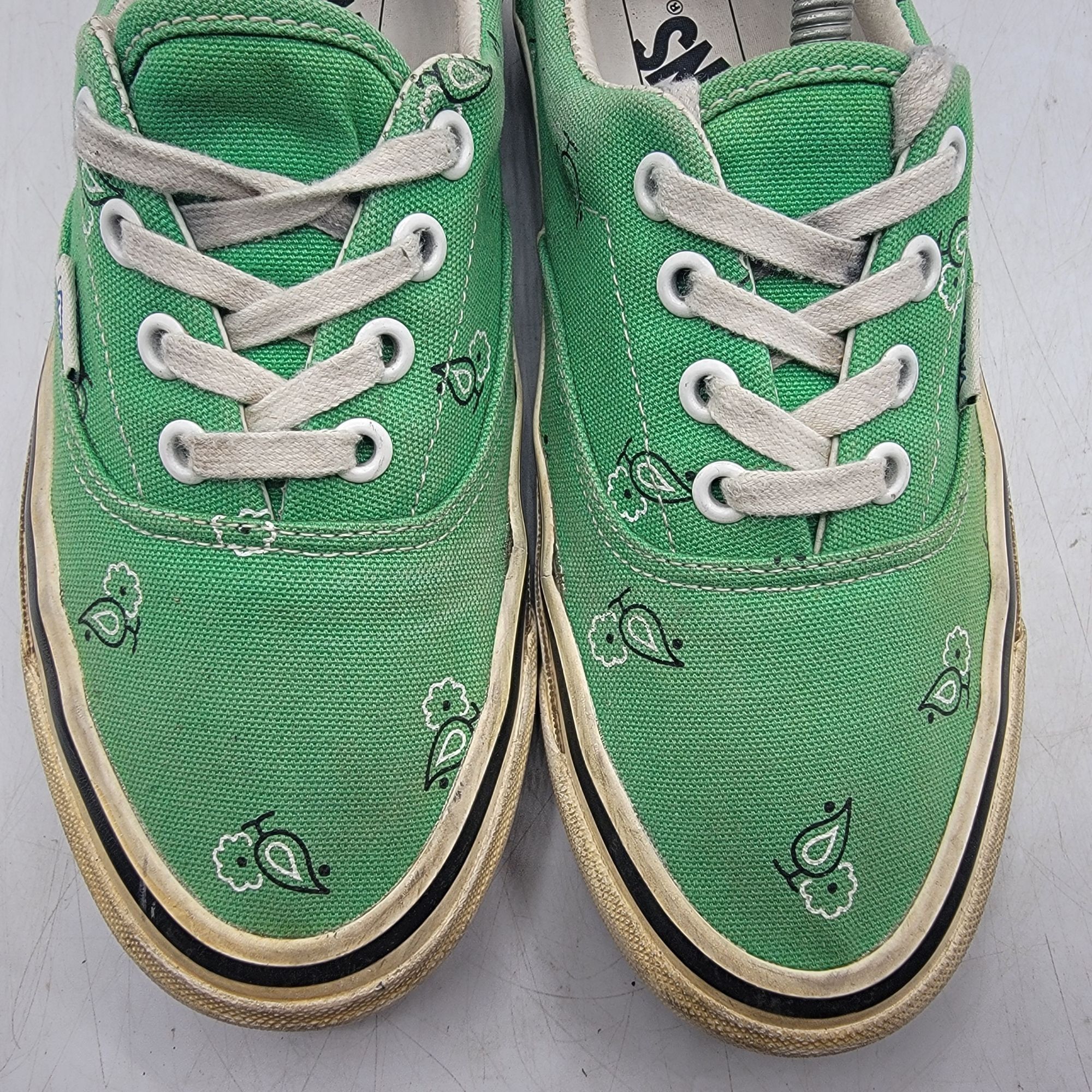 Vans Vans Vault OG Era Paisley Green Womens 7.5 Sneaker Shoes Cal Size US 7.5 / IT 37.5 - 11 Thumbnail