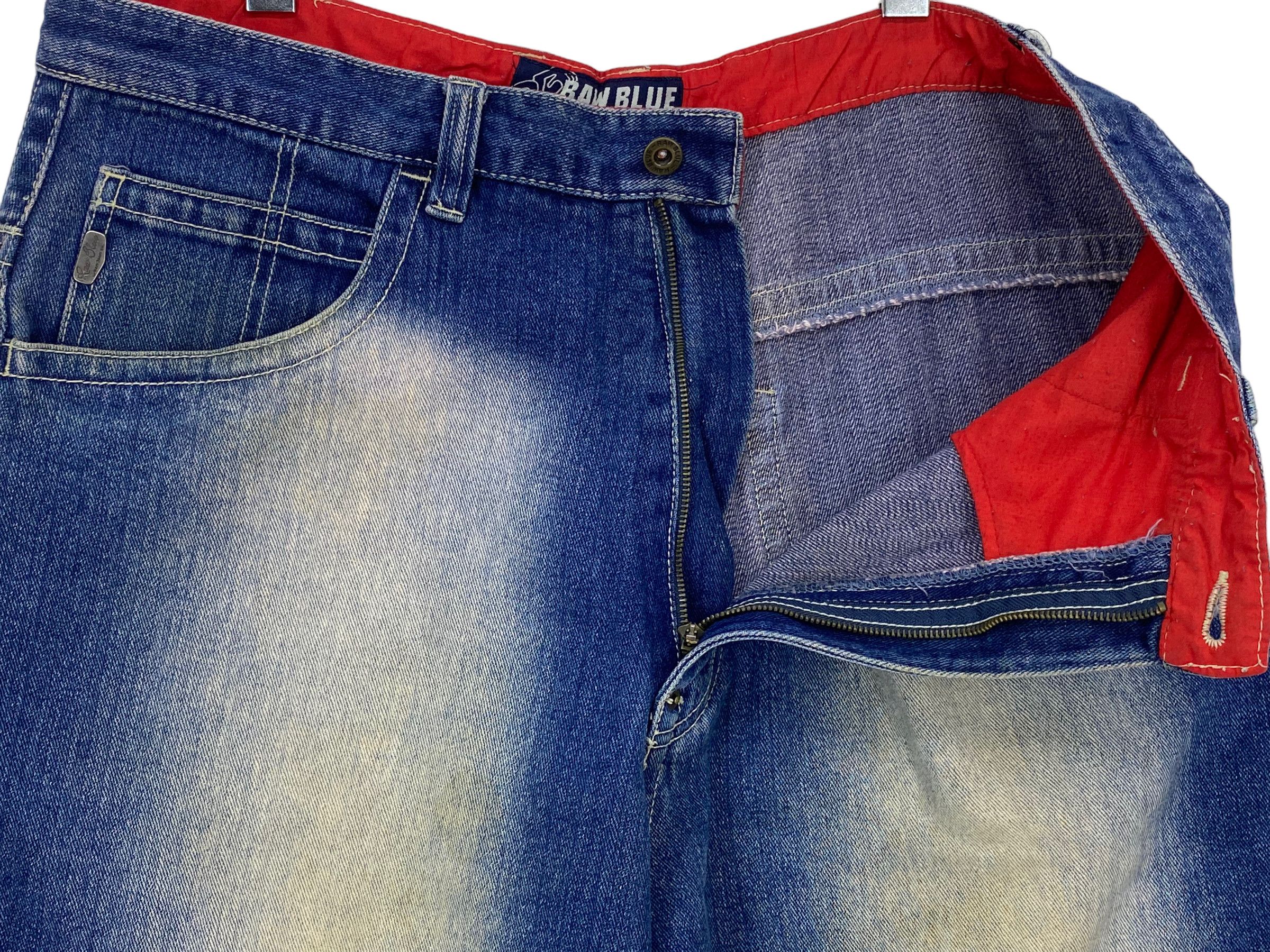 Japanese Brand Raw Blue Baggy Jeans Jeans Hip Hop Denim Size US 38 / EU 54 - 10 Thumbnail