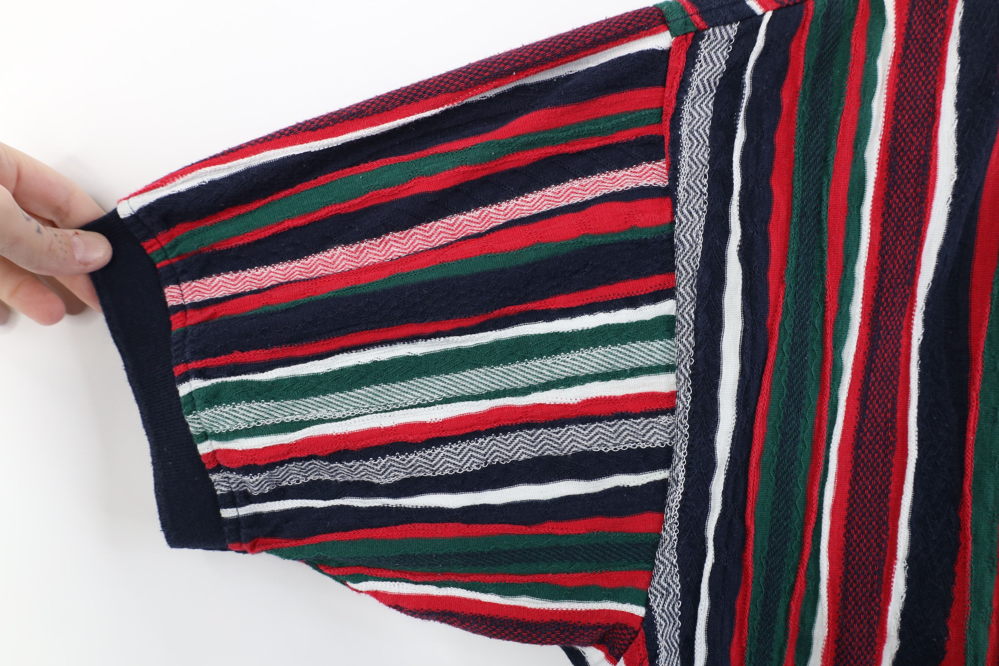 Vintage Vintage 90s Streetwear Coogi Style Striped Golf Polo Shirt Size US L / EU 52-54 / 3 - 8 Thumbnail
