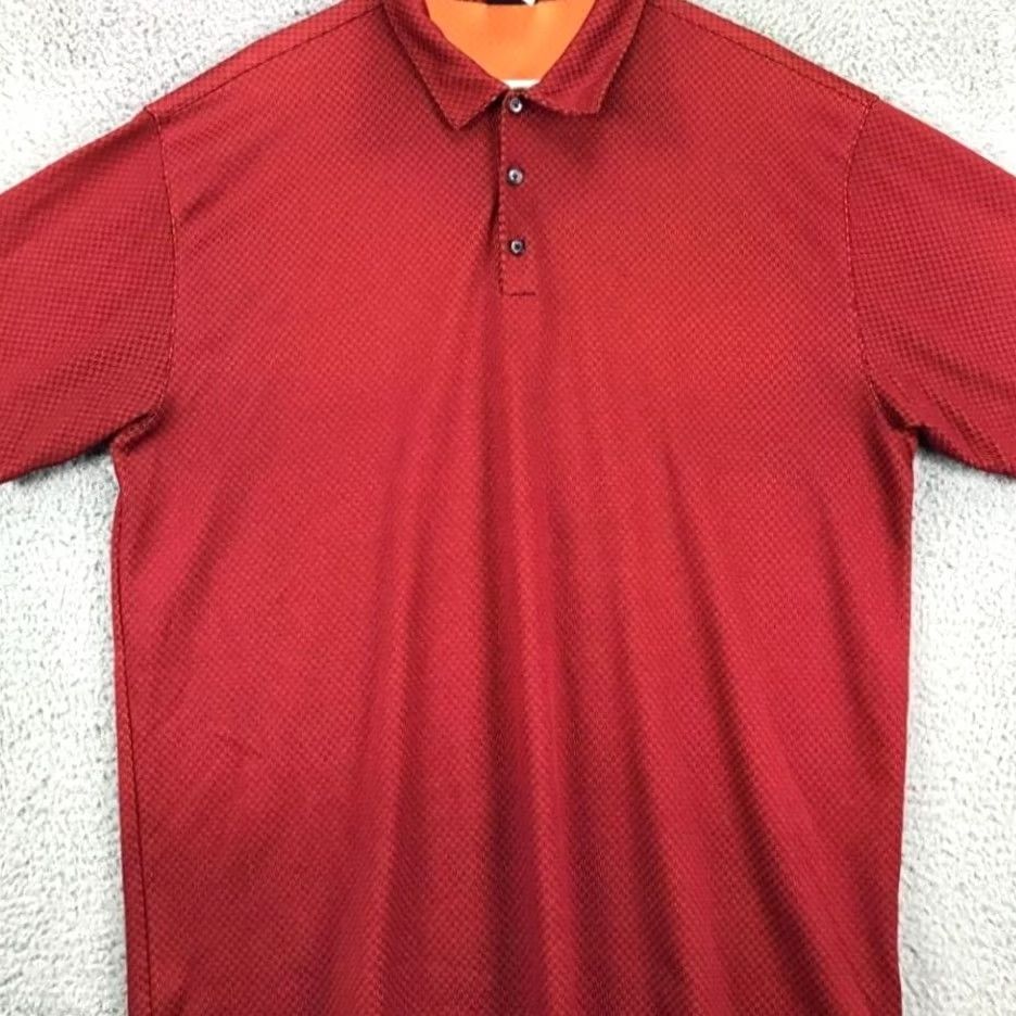 Nike Nike Golf Polo Shirt Mens 2XL Sunset Orange Fitdry Rugby Golfers Short Sleeve Collared Polyester Breathable Size US XXL / EU 58 / 5 - 2 Thumbnail