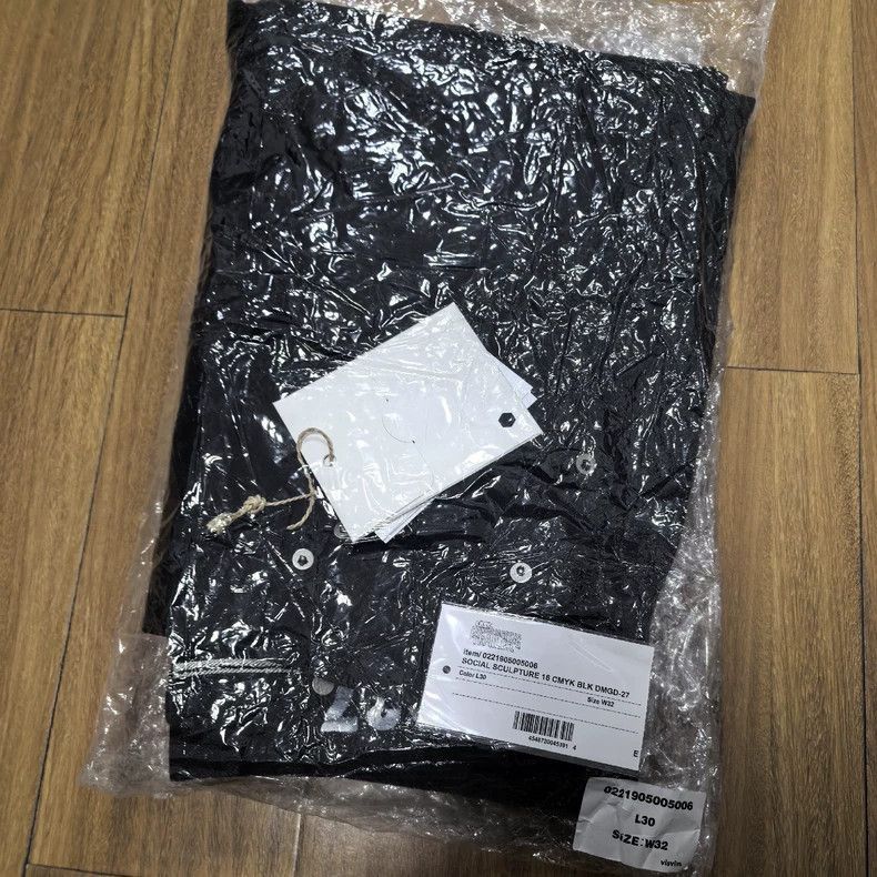 Visvim VISVIM ICT CMYK 16D27 BLACK DMGD 27 Ruined wash jeans-2506 Size US 32 / EU 48 - 9 Thumbnail