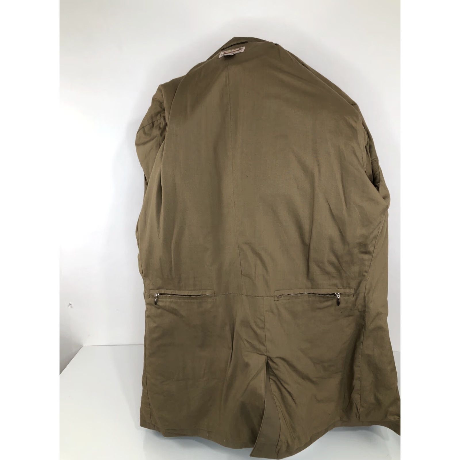 Banana Republic VINTAGE Banana Republic Safari 44L Blazer Jacket Men 44 Long Olive Greenish Brown Blazer Mens J3 Size 44R - 6 Thumbnail