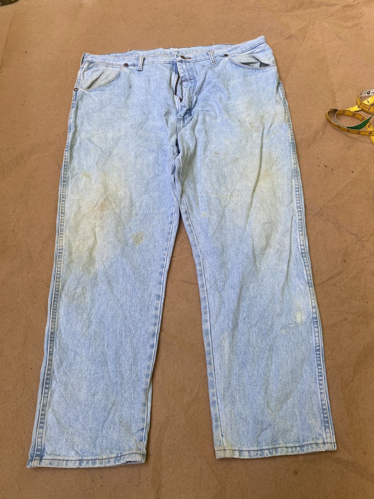 If Six Was Nine × Le Grande Bleu (L.G.B.) × Wrangler Vintage Wrangler straight cut denim Size US 42 / EU 58 - 1 Thumbnail