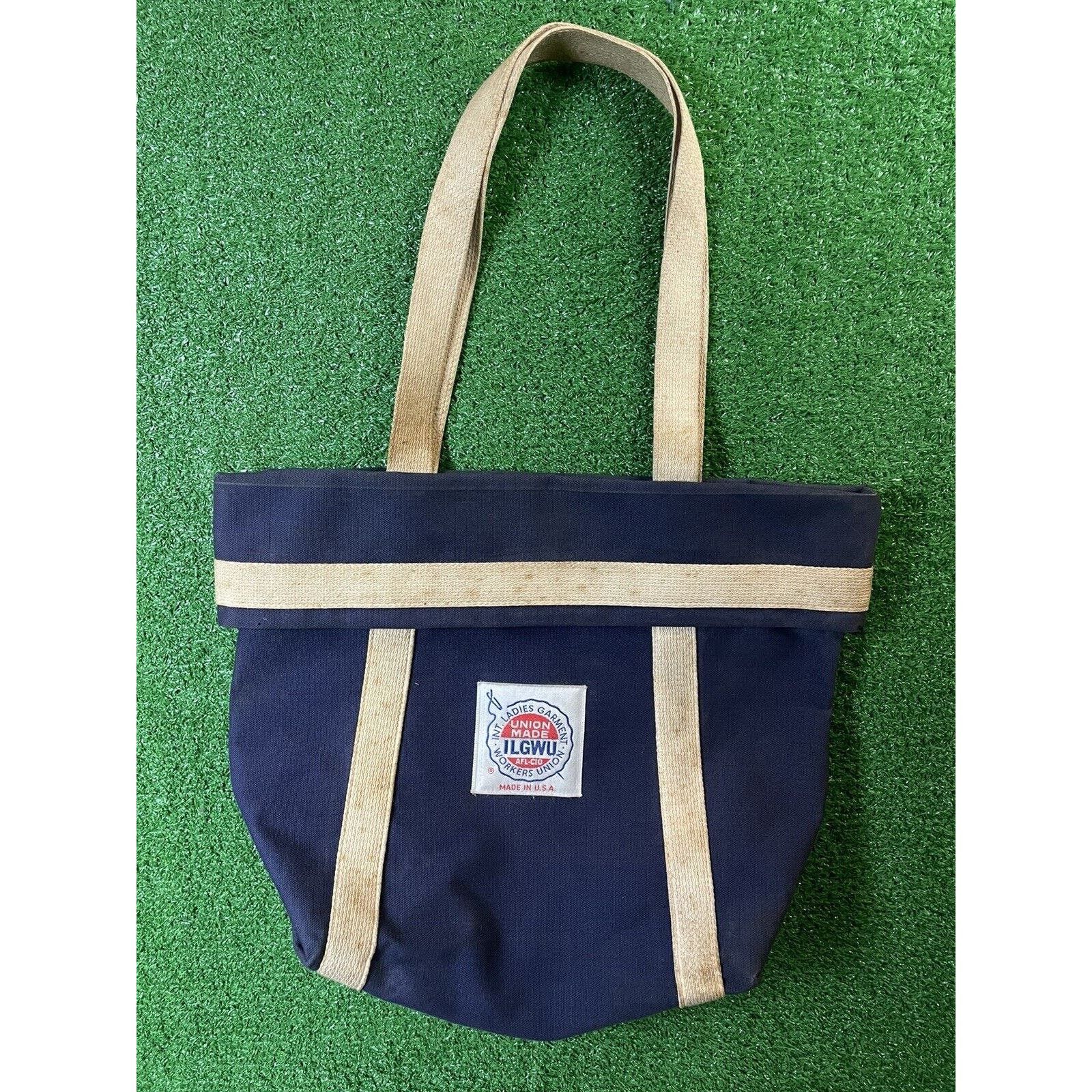 image of Vintage 60S Ilgw Ladies Garment Workers Union Tote Bag Usa in Blue, Men's