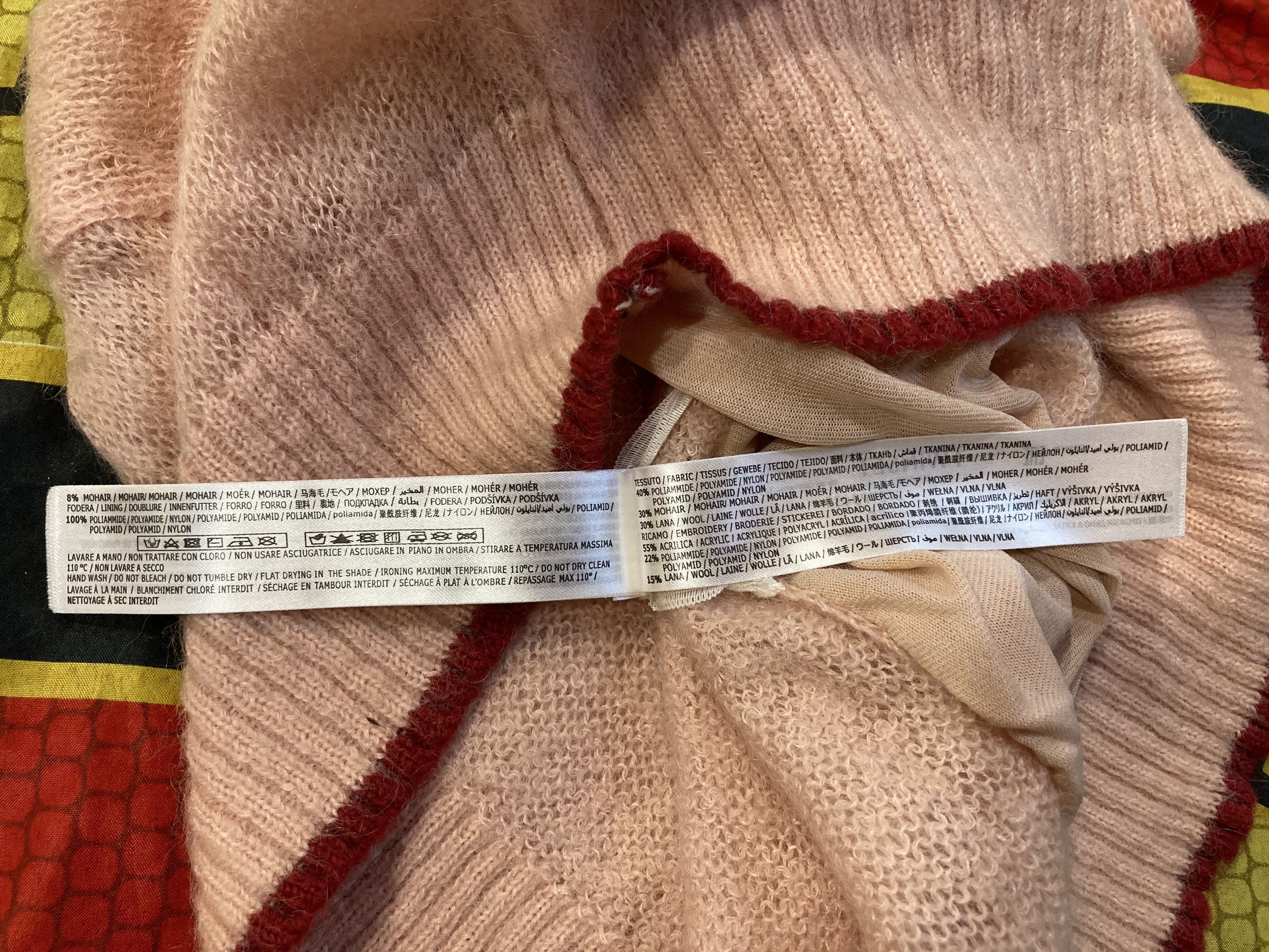 TWINSET Twinset Milano Floral embroidery pullover in peach color Size XS / US 0-2 / IT 36-38 - 6 Thumbnail